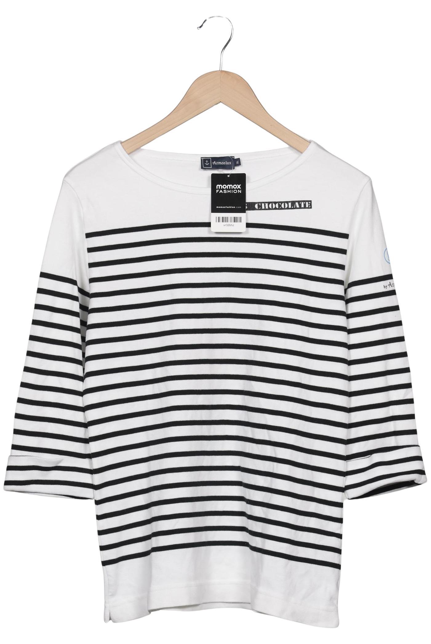 

Armor lux Damen Langarmshirt, weiß, Gr. 44