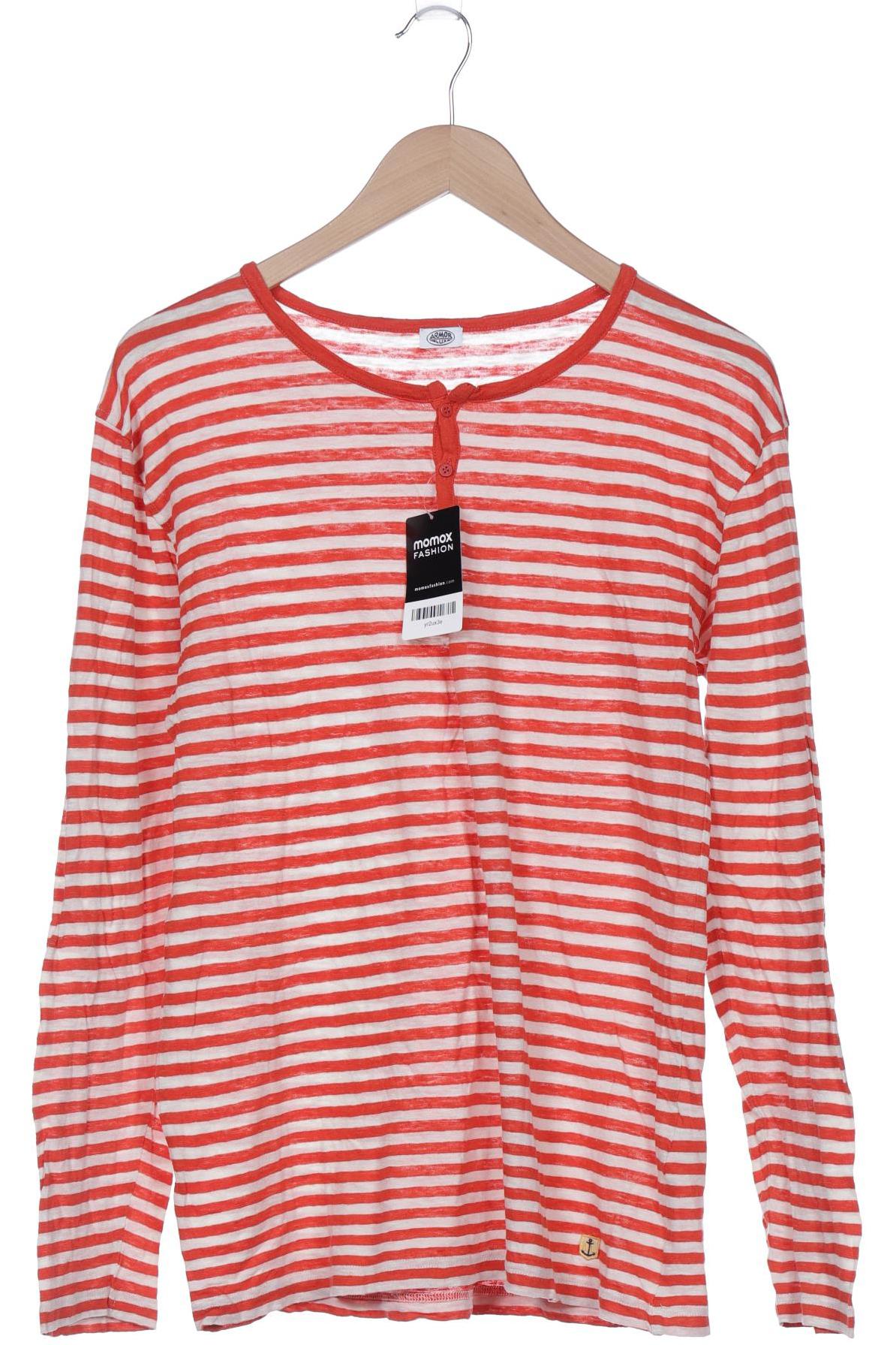 

Armor lux Herren Langarmshirt, orange, Gr. 48