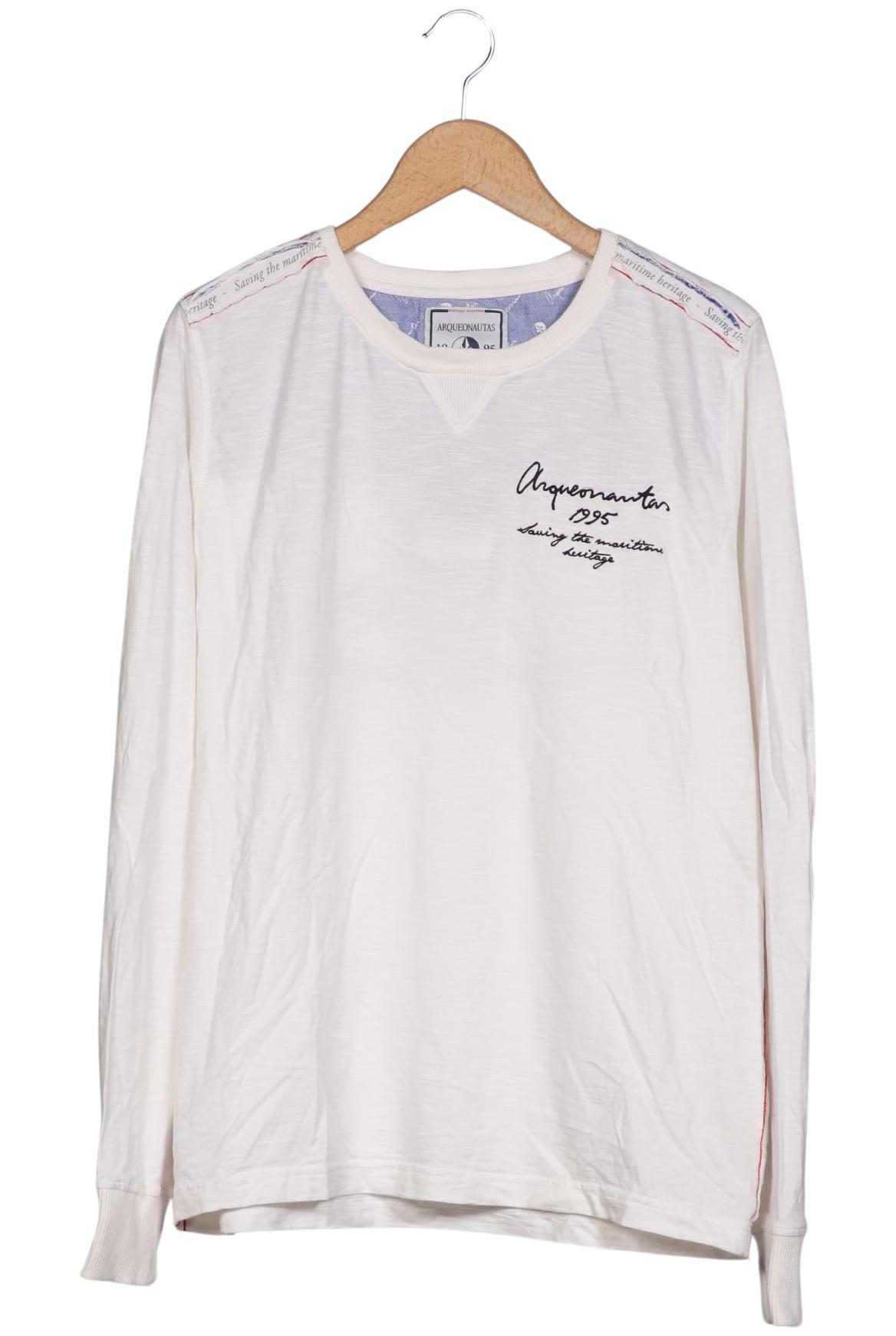 Thumbnail - Arqueonautas Herren Langarmshirt, cremeweiß, Gr. 48