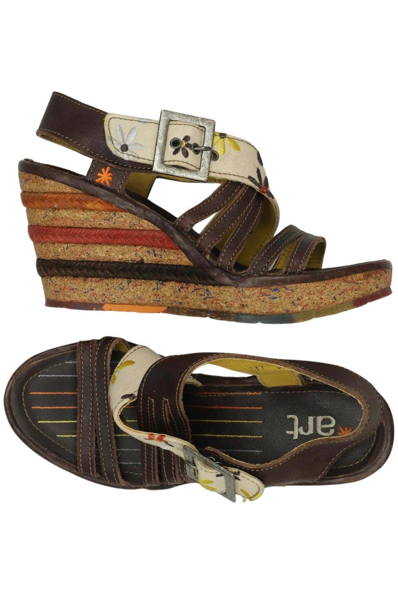 

Art Damen Sandale, braun, Gr. 38