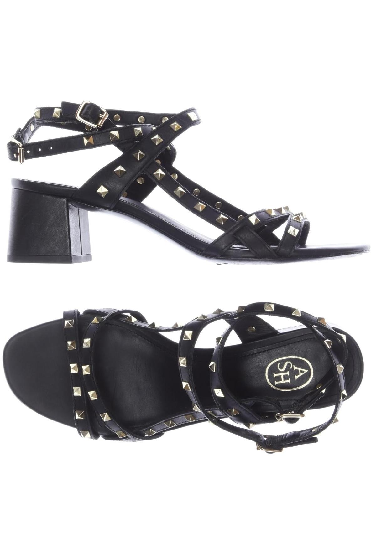 

Ash Damen Sandale, schwarz, Gr. 38