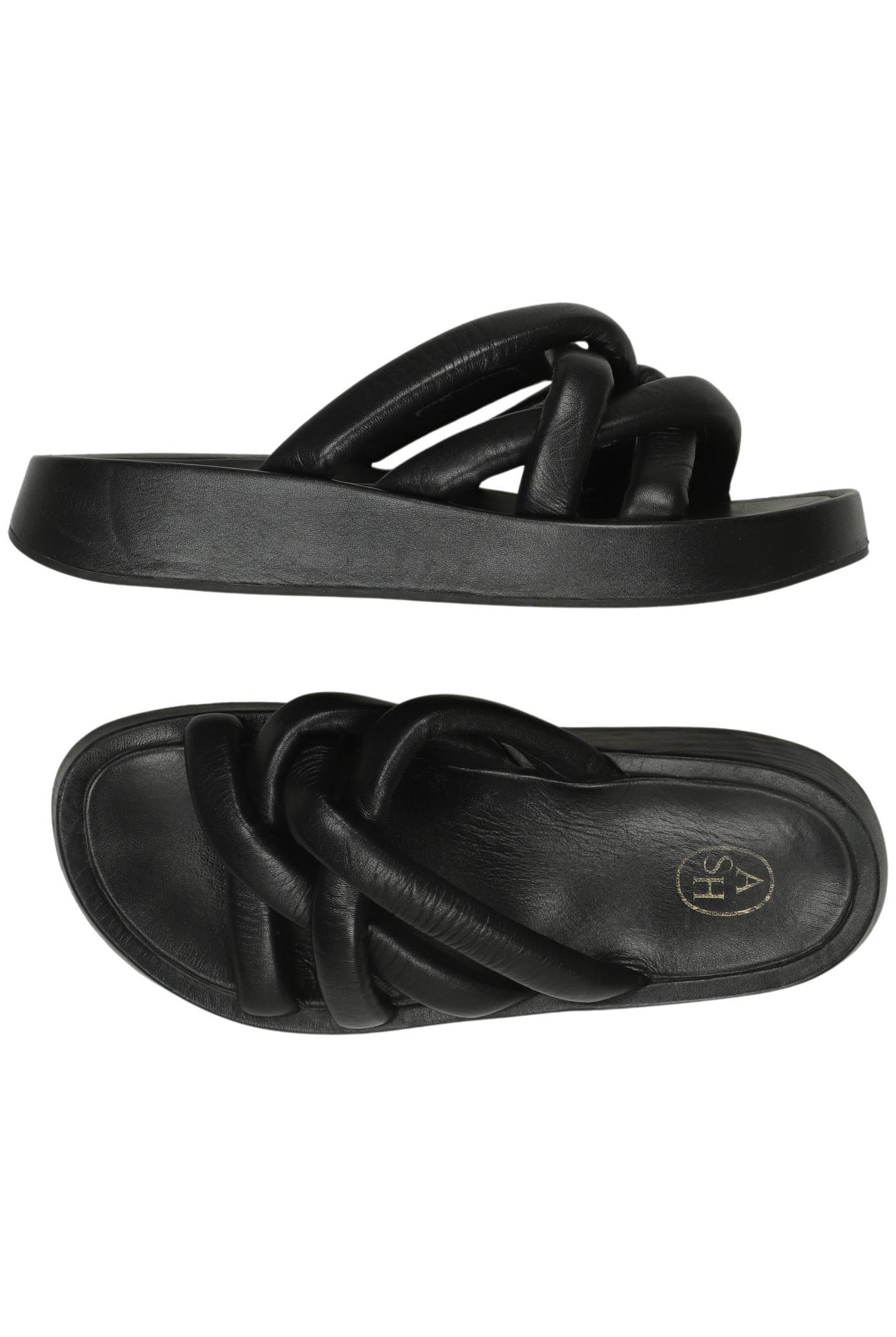 

Ash Damen Sandale, schwarz, Gr. 38