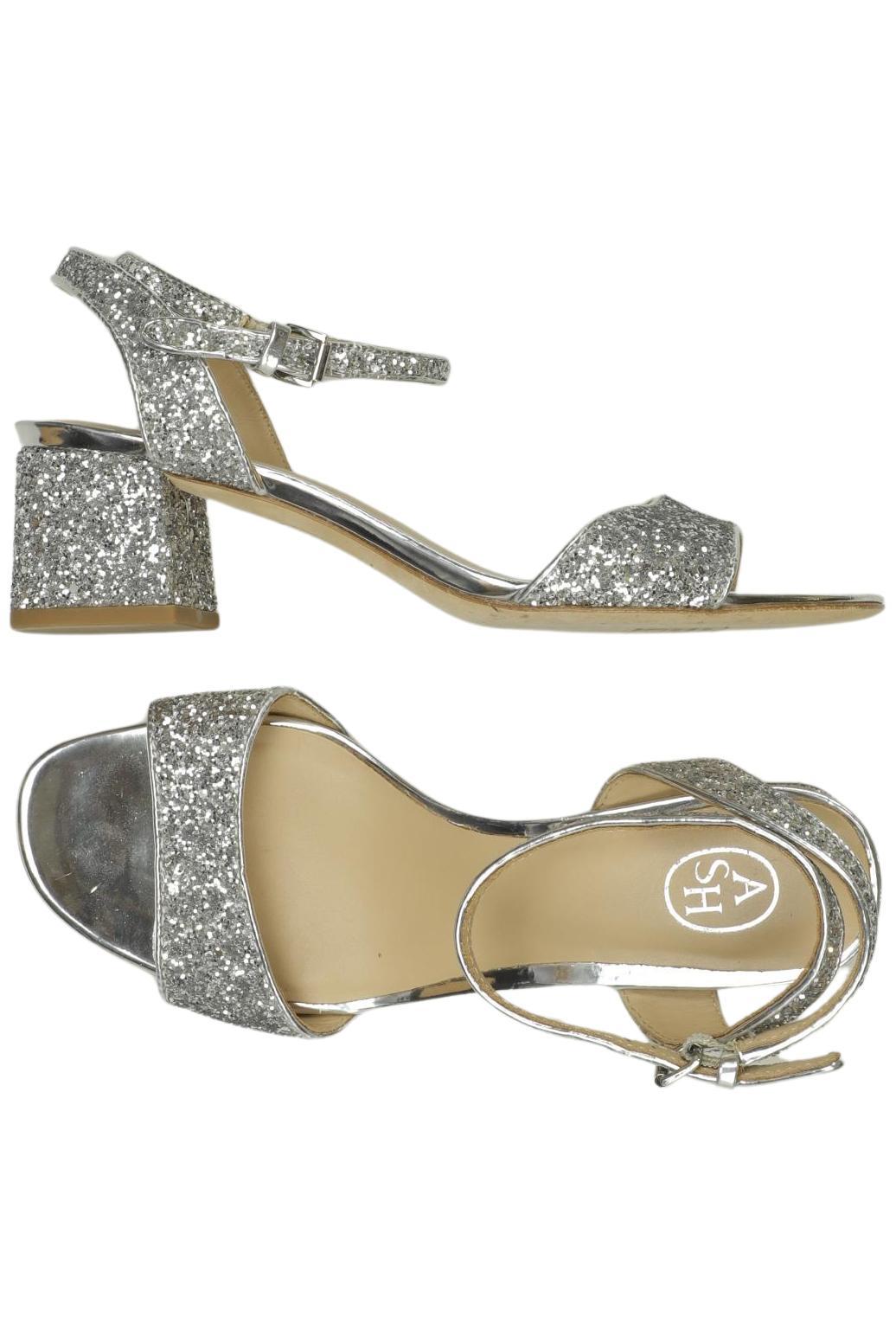 

Ash Damen Sandale, silber, Gr. 38