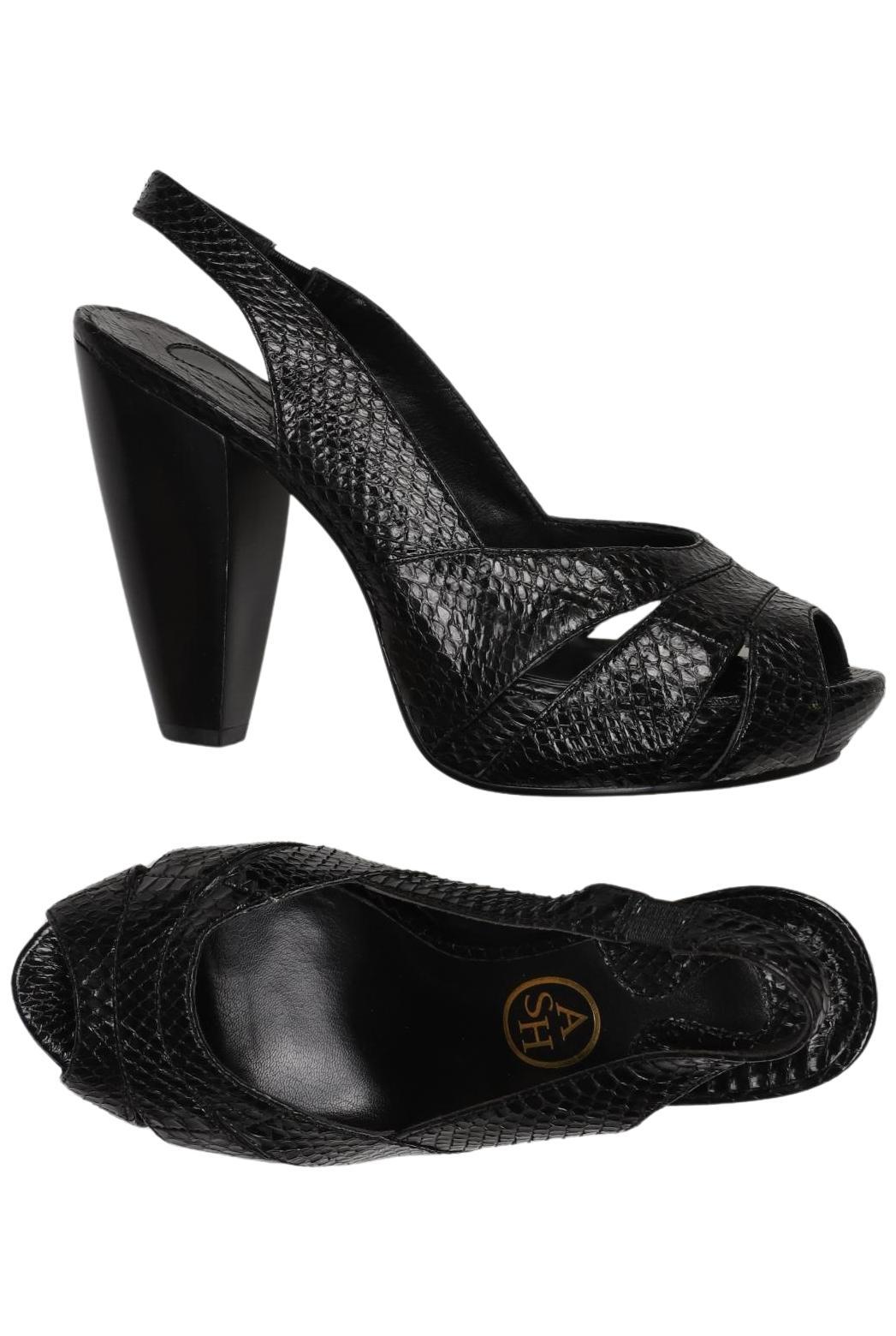 

Ash Damen Sandale, schwarz, Gr. 38