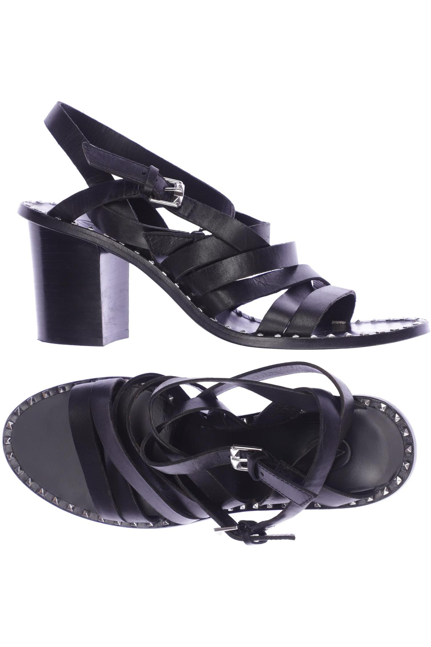 

Ash Damen Sandale, schwarz, Gr. 39