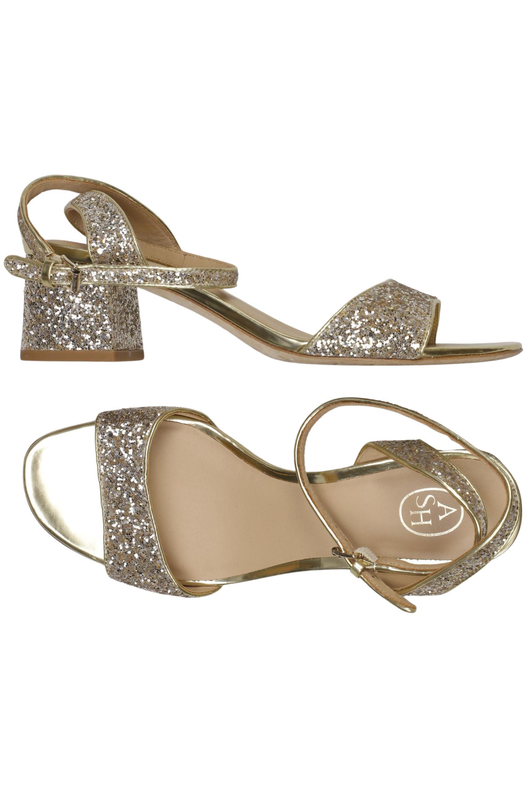

Ash Damen Sandale, gold, Gr. 39