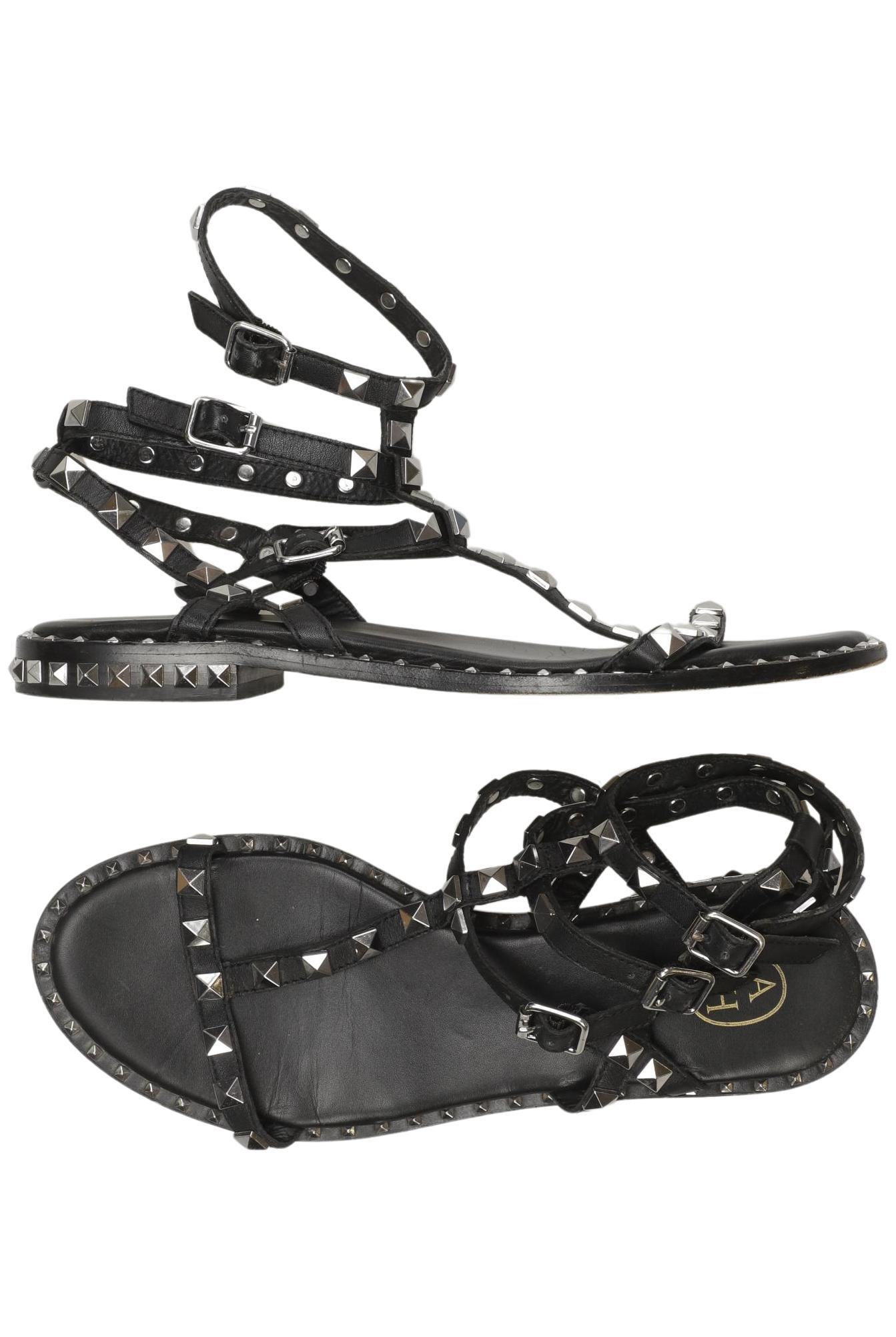 

Ash Damen Sandale, schwarz, Gr. 40