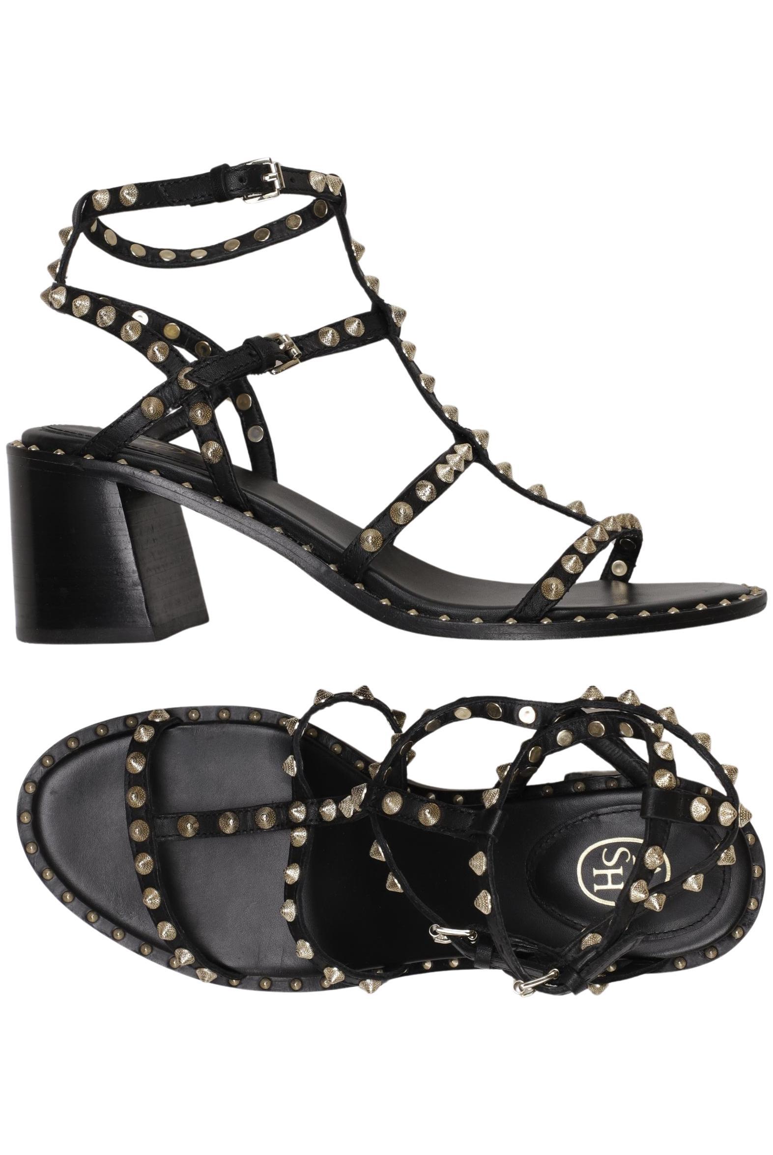 

Ash Damen Sandale, schwarz, Gr. 40