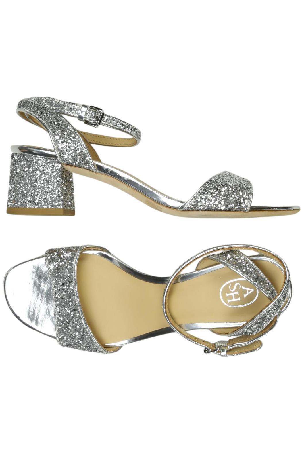 

Ash Damen Sandale, silber, Gr. 38