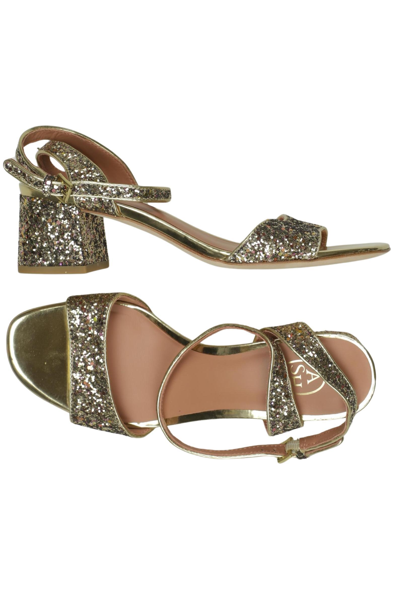 

Ash Damen Sandale, gold, Gr. 39