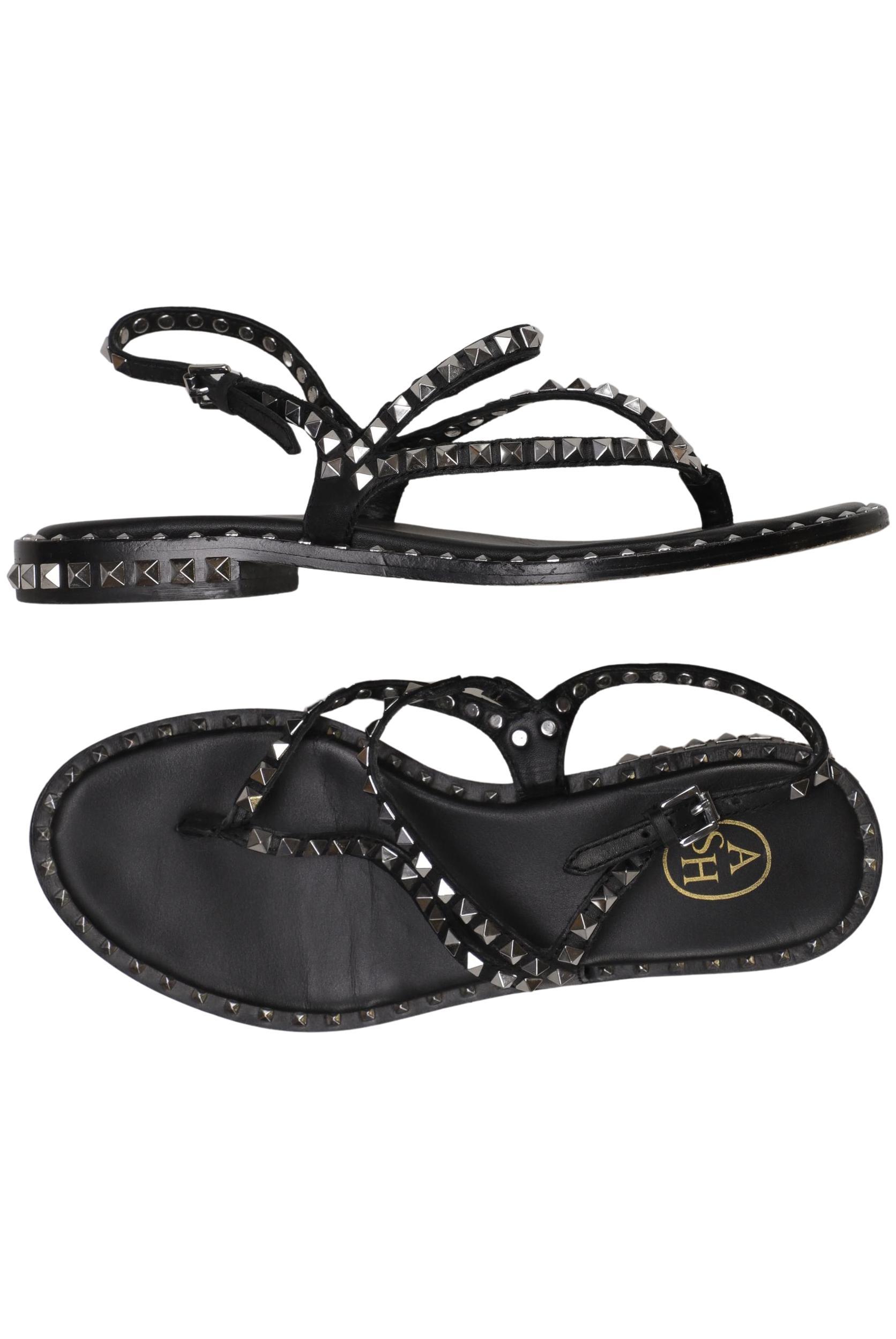 

Ash Damen Sandale, schwarz, Gr. 37