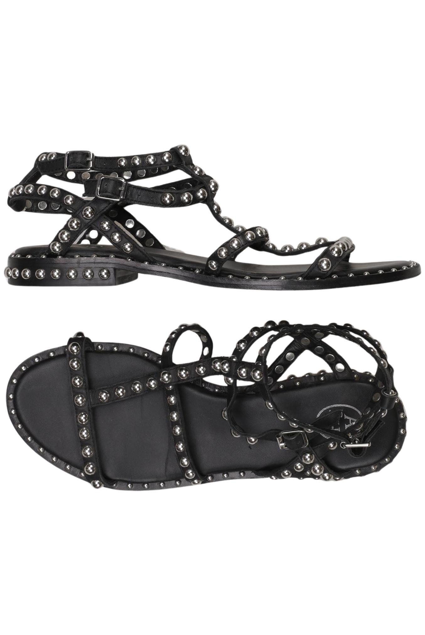 

Ash Damen Sandale, schwarz, Gr. 39