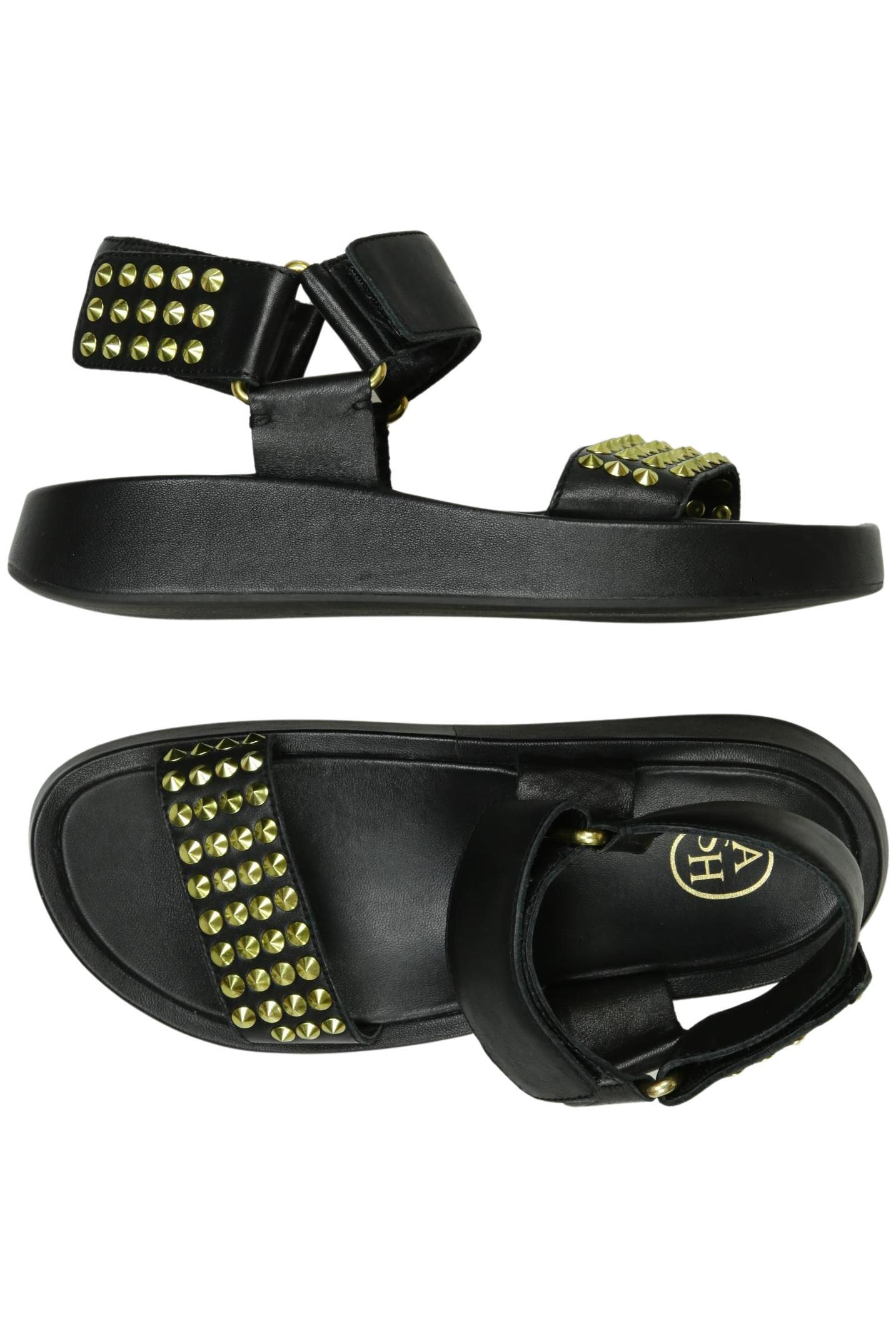 

Ash Damen Sandale, schwarz, Gr. 37