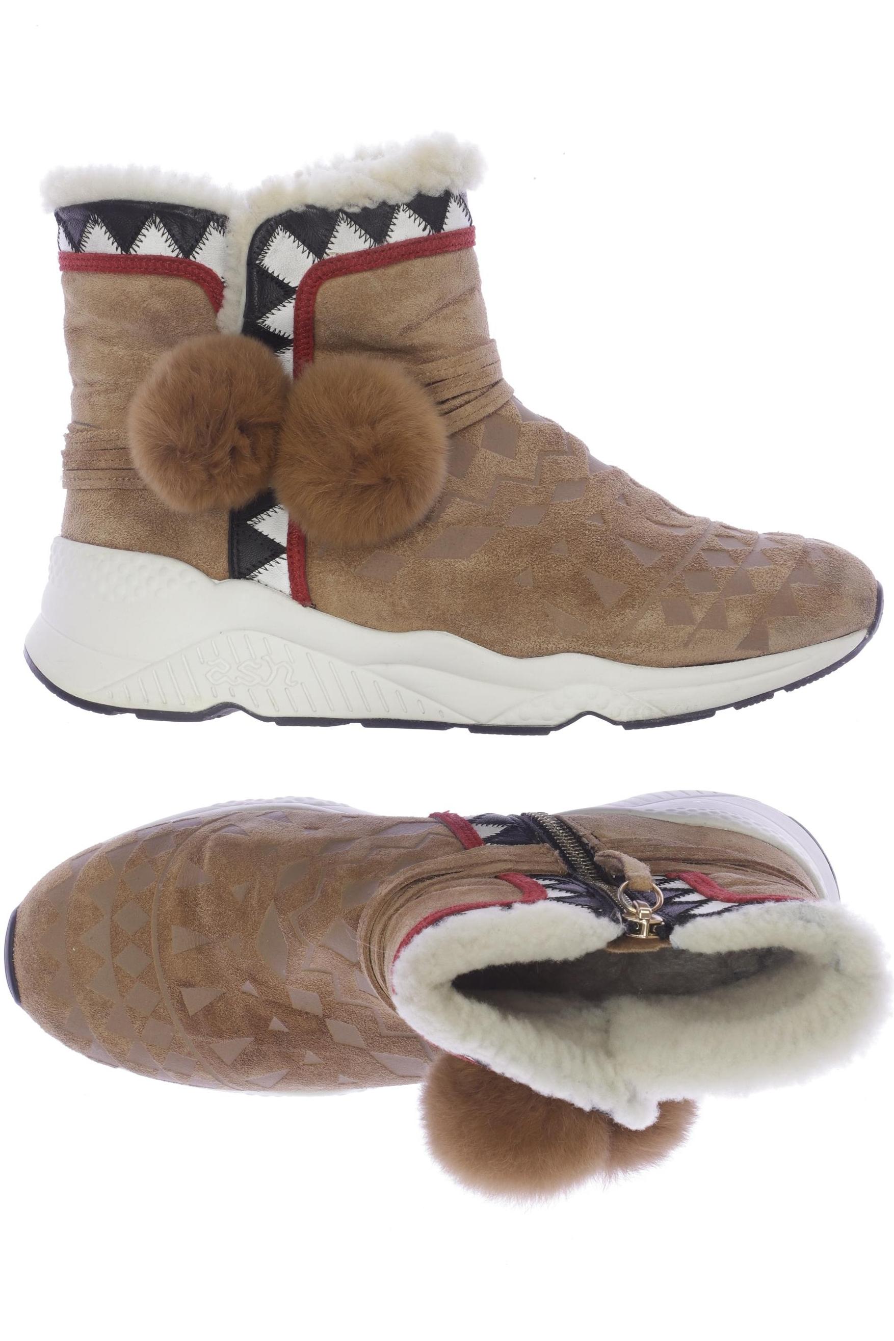 

Ash Damen Stiefelette, beige, Gr. 38