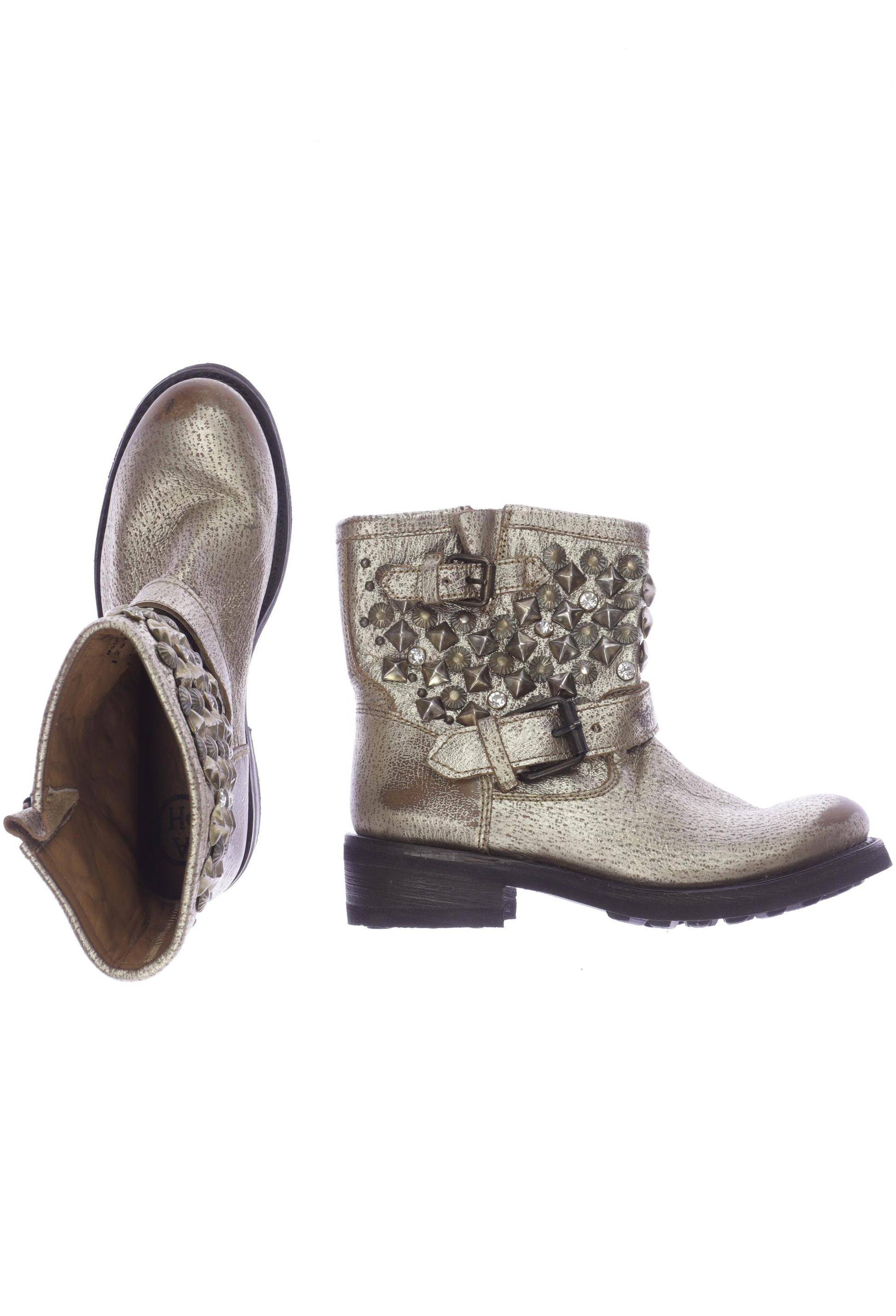 

Ash Damen Stiefelette, gold
