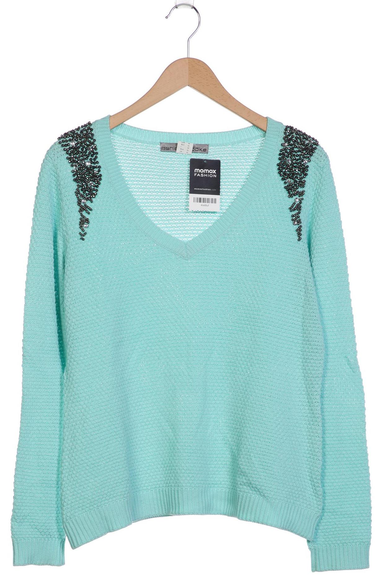 

Ashley Brooke Damen Pullover, türkis, Gr. 42