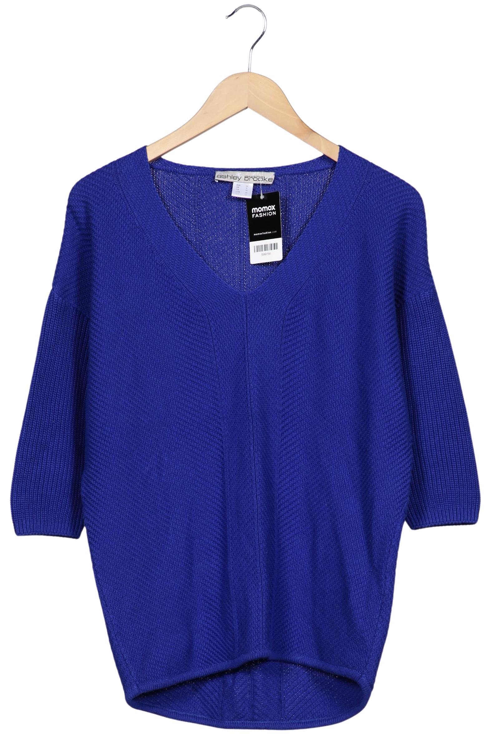 

Ashley Brooke Damen Pullover, blau, Gr. 34
