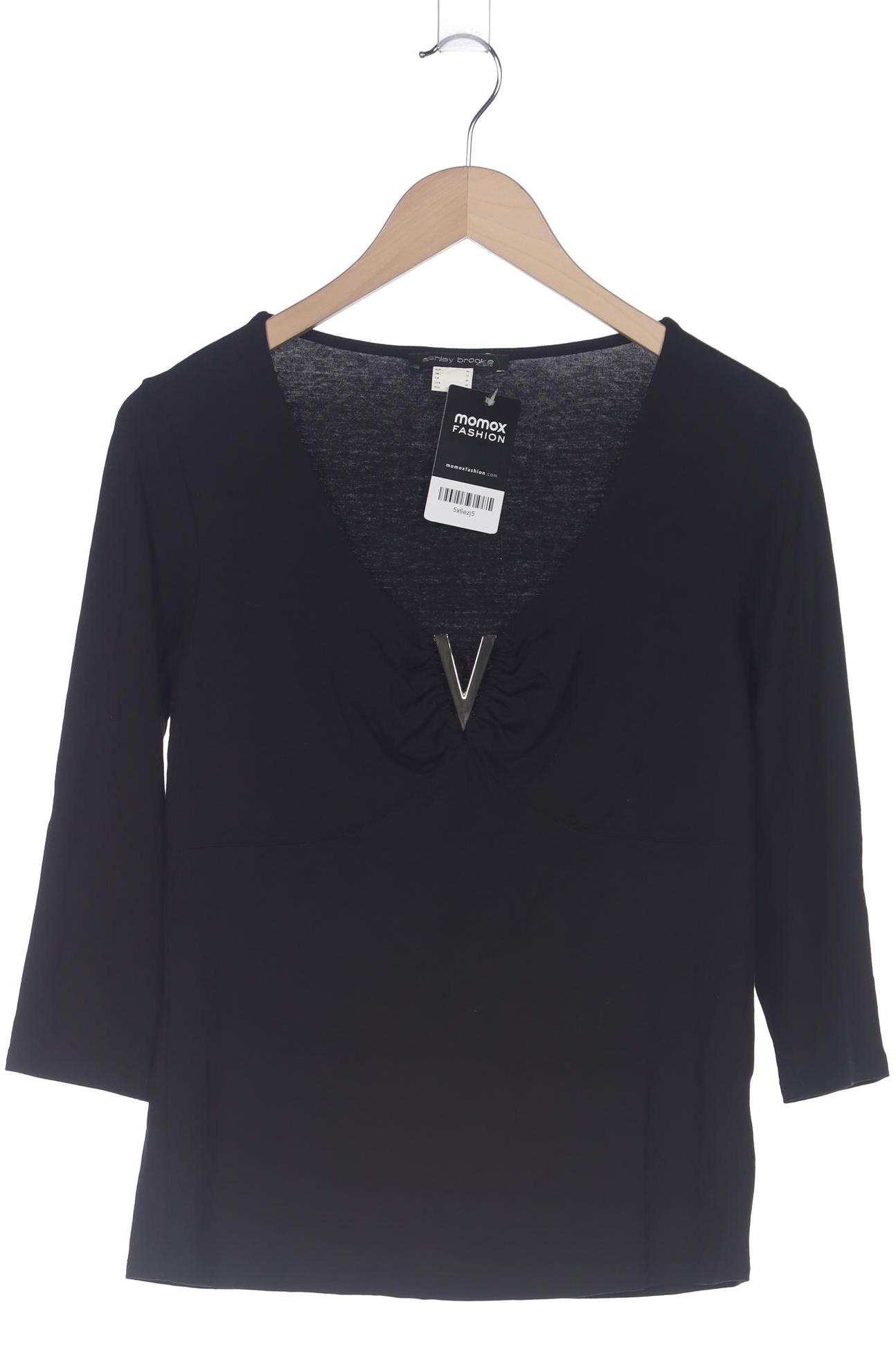 

Ashley Brooke Damen Langarmshirt, schwarz, Gr. 38