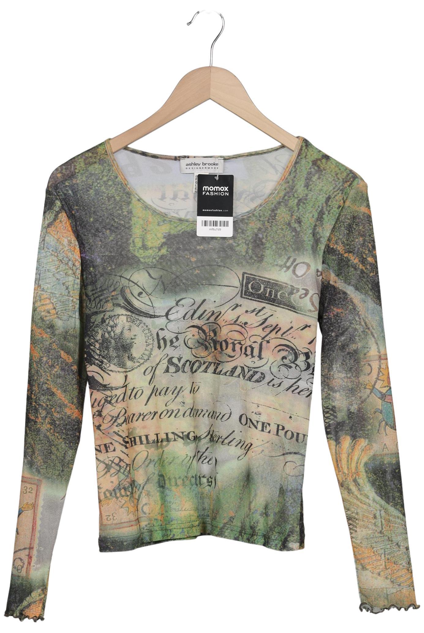 

Ashley Brooke Damen Langarmshirt, grün, Gr. 38