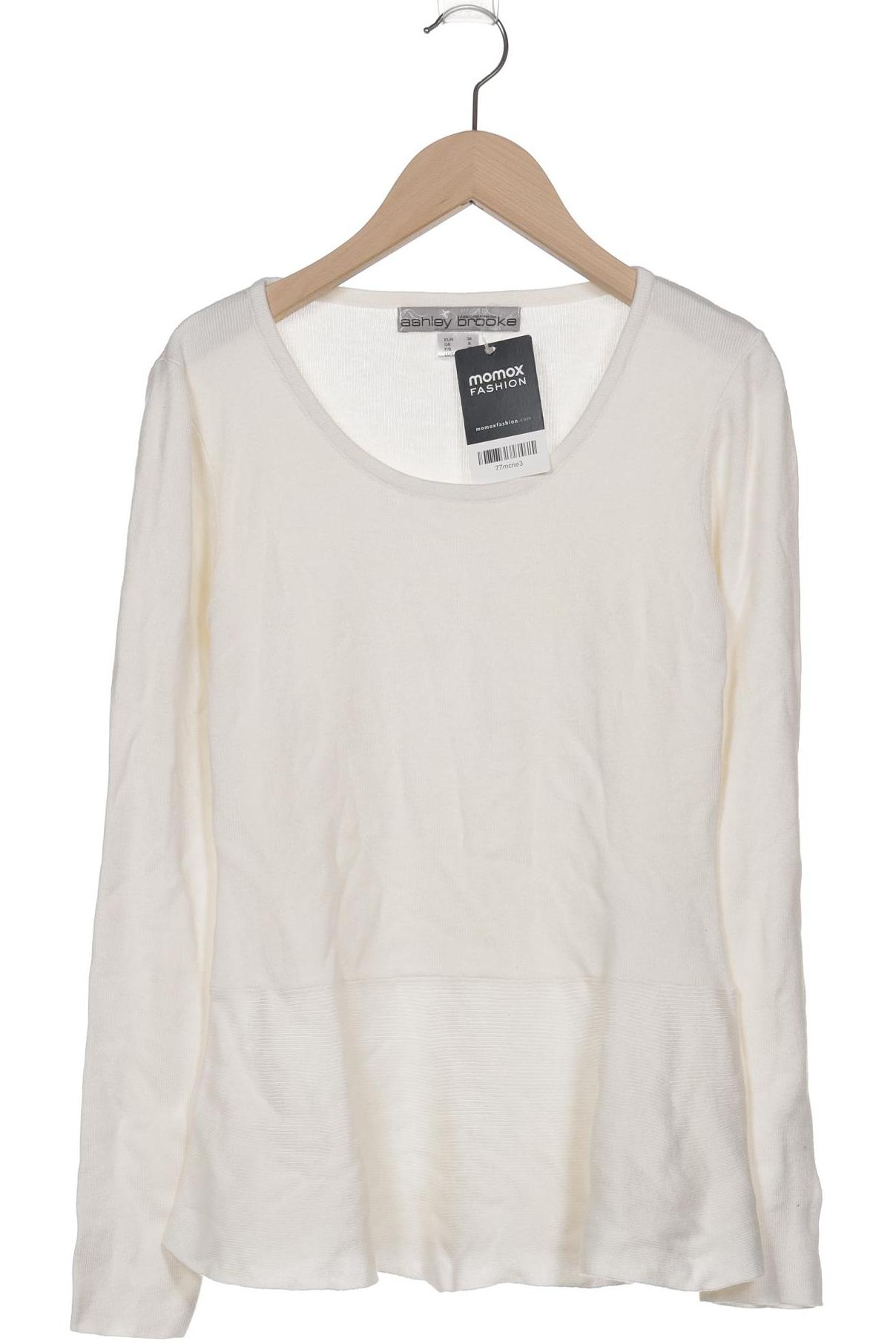 

Ashley Brooke Damen Pullover, weiß, Gr. 34