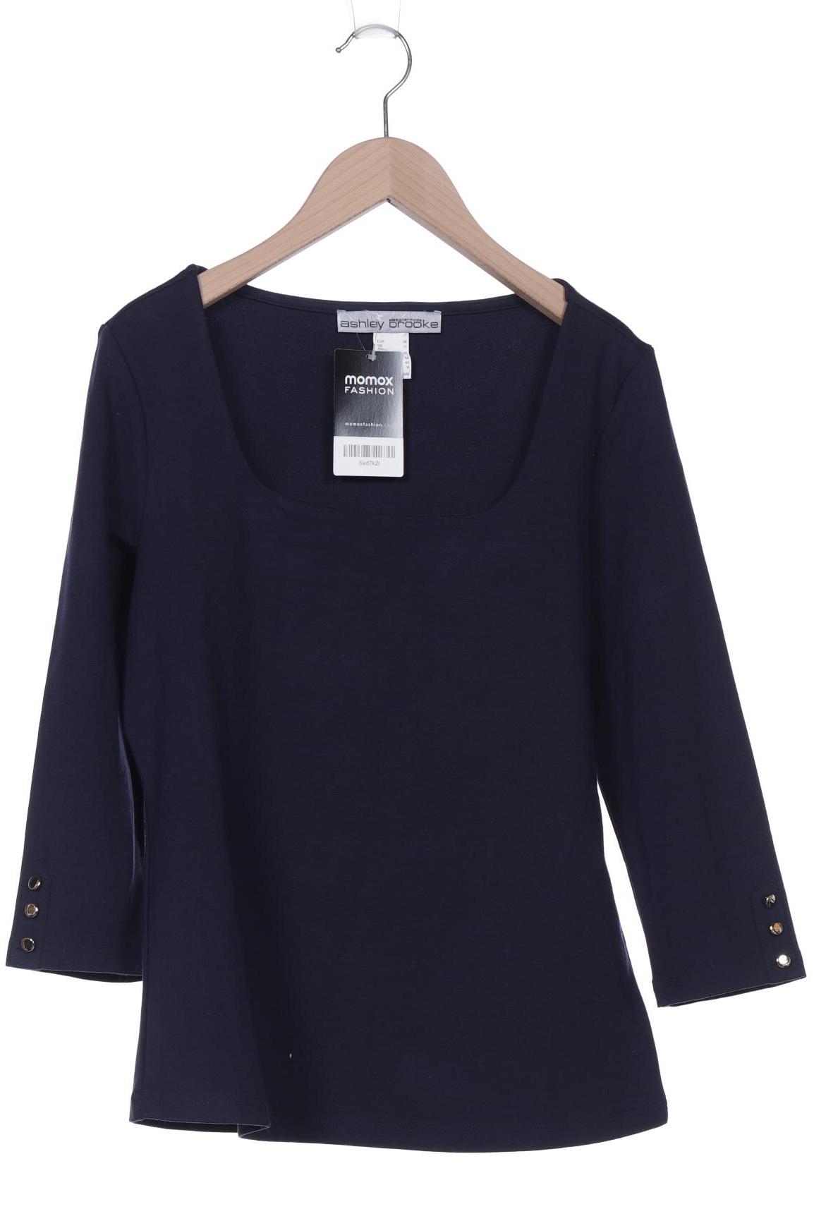 

Ashley Brooke Damen Langarmshirt, marineblau, Gr. 38