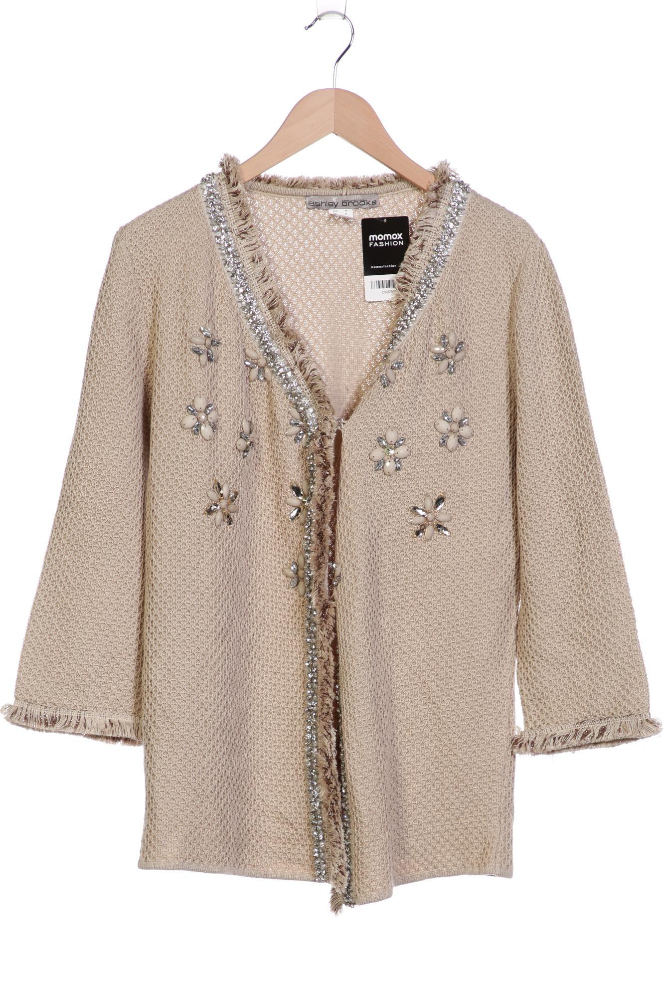 

Ashley Brooke Damen Strickjacke, beige, Gr. 48