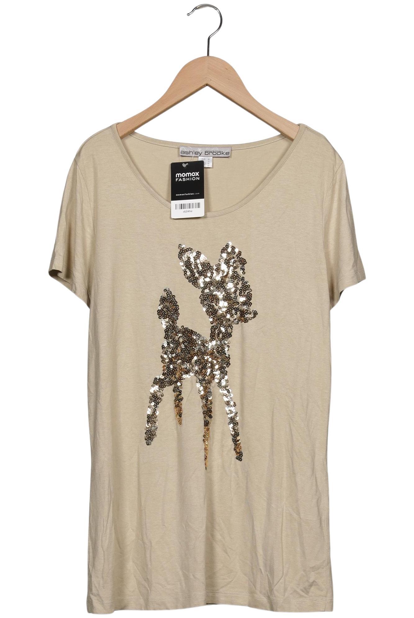 

Ashley Brooke Damen T-Shirt, beige, Gr. 40
