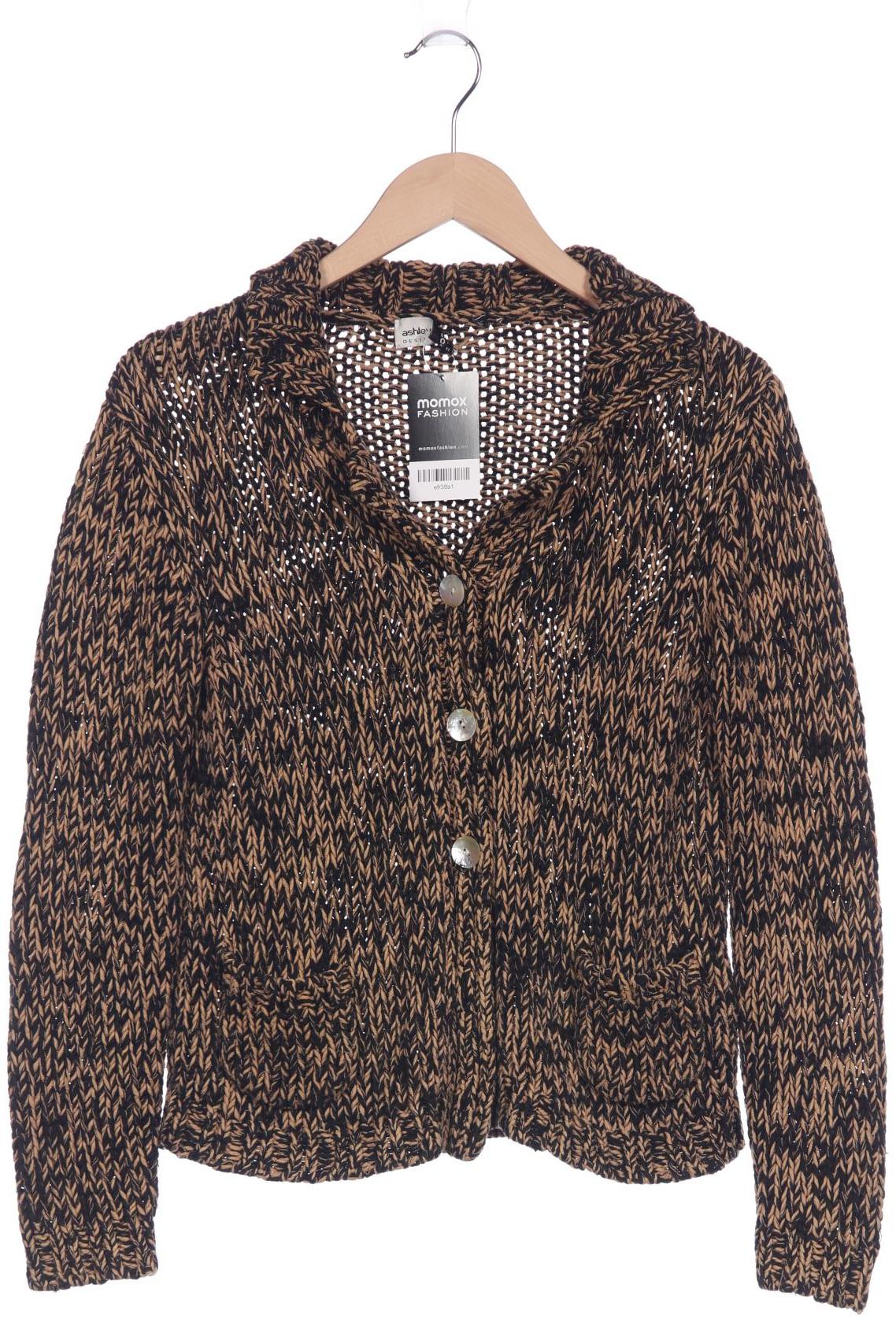 

Ashley Brooke Damen Strickjacke, braun, Gr. 36