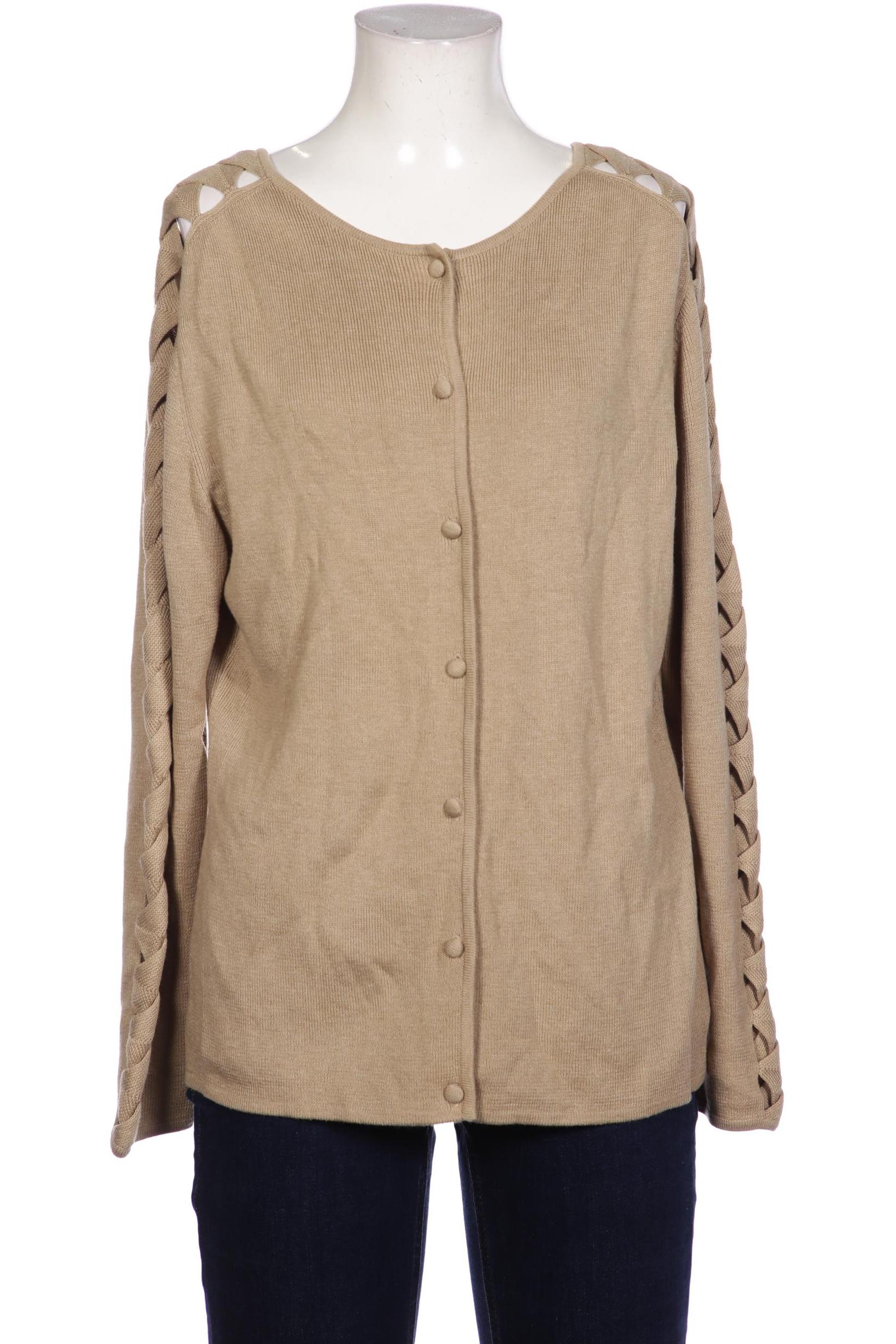 

Ashley Brooke Damen Strickjacke, beige, Gr. 36
