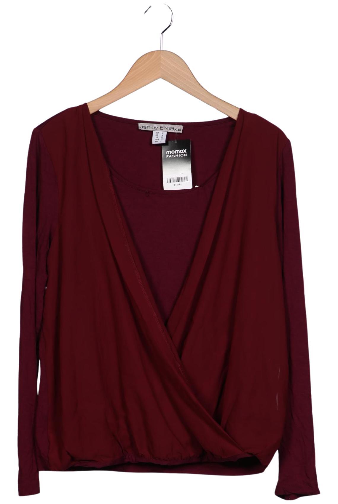

Ashley Brooke Damen Langarmshirt, bordeaux, Gr. 42