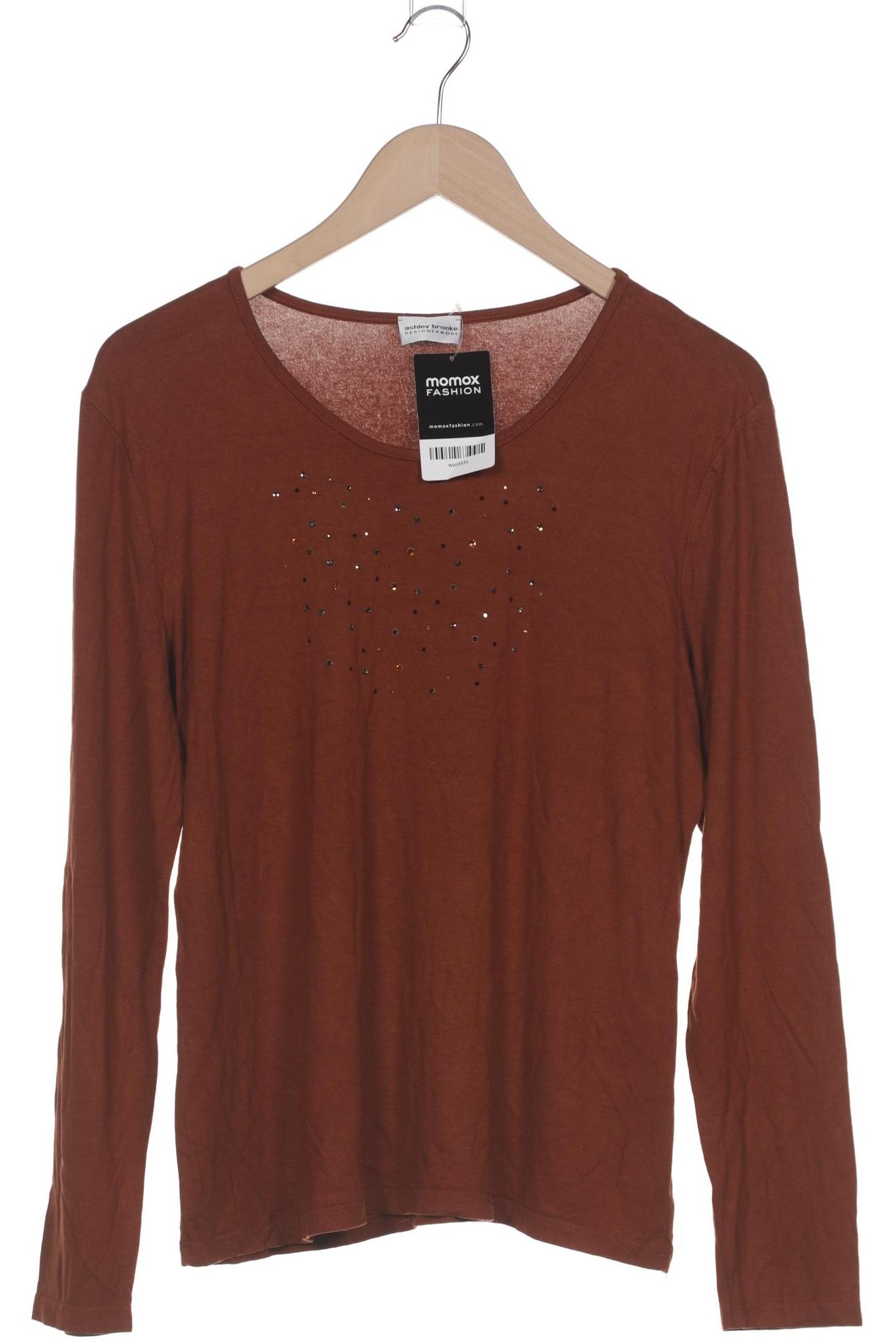 

Ashley Brooke Damen Langarmshirt, braun, Gr. 40