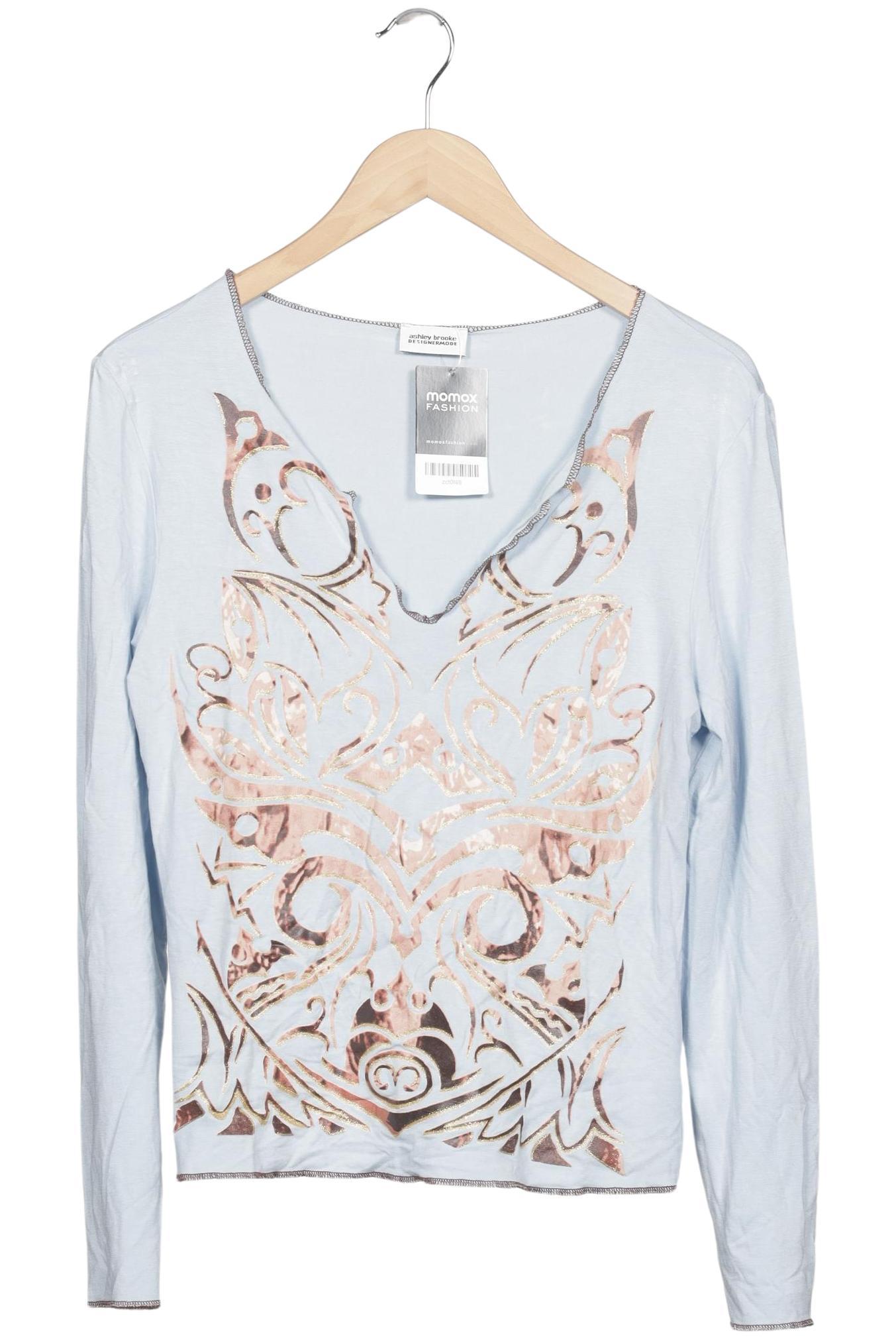 

Ashley Brooke Damen Langarmshirt, hellblau, Gr. 38