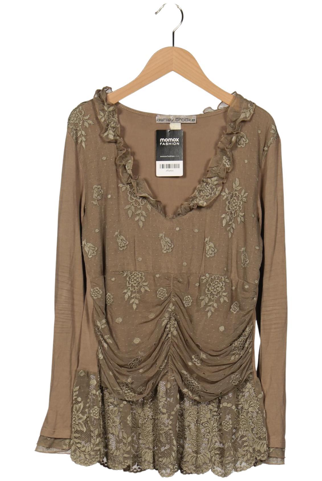 

Ashley Brooke Damen Langarmshirt, beige, Gr. 38