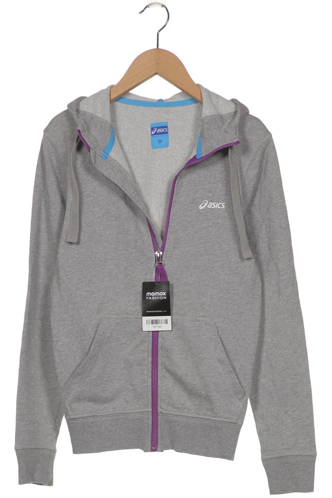 

Asics Damen Kapuzenpullover, grau, Gr. 34