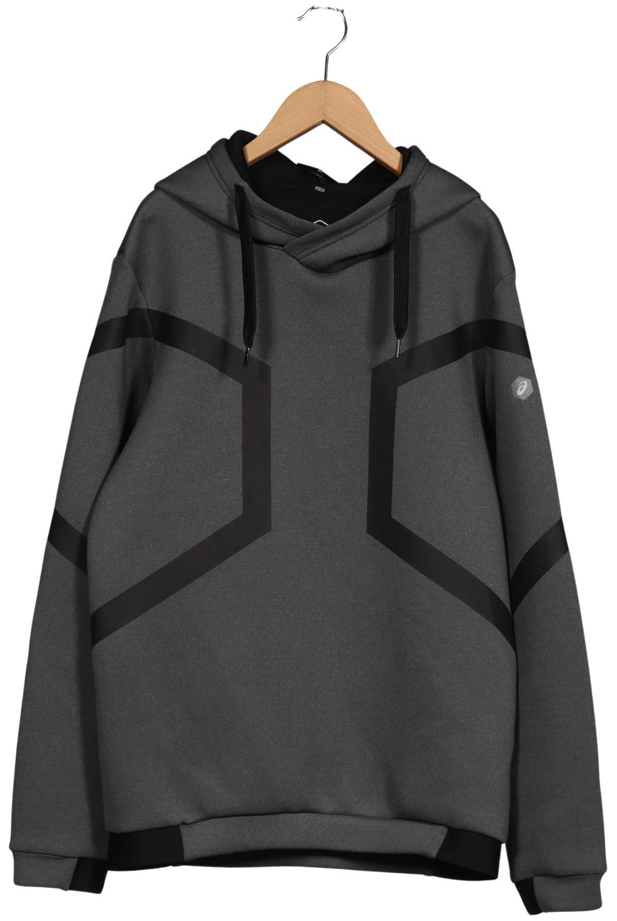 

Asics Herren Kapuzenpullover, grau, Gr. 48