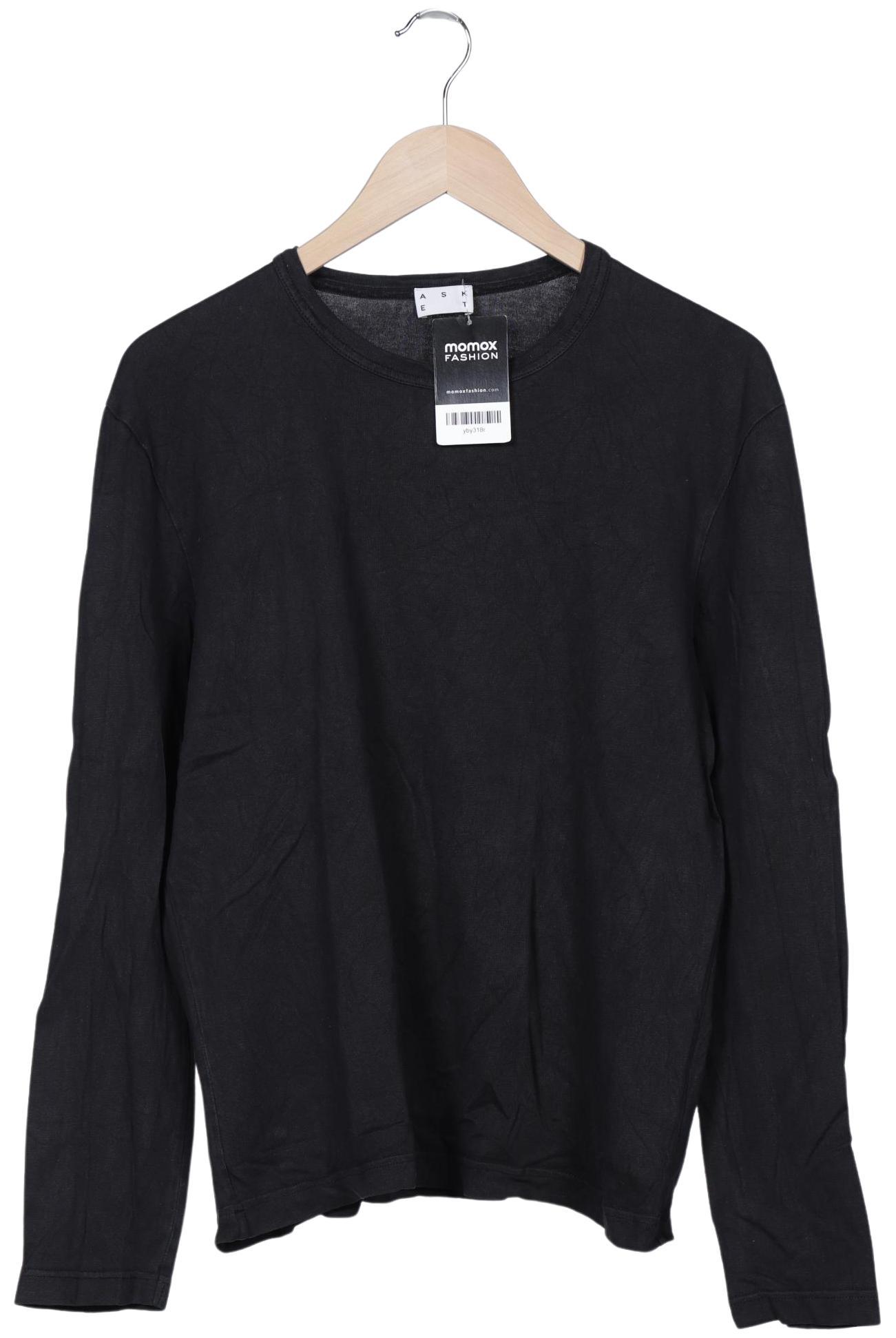 

Asket Herren Langarmshirt, schwarz, Gr. 48