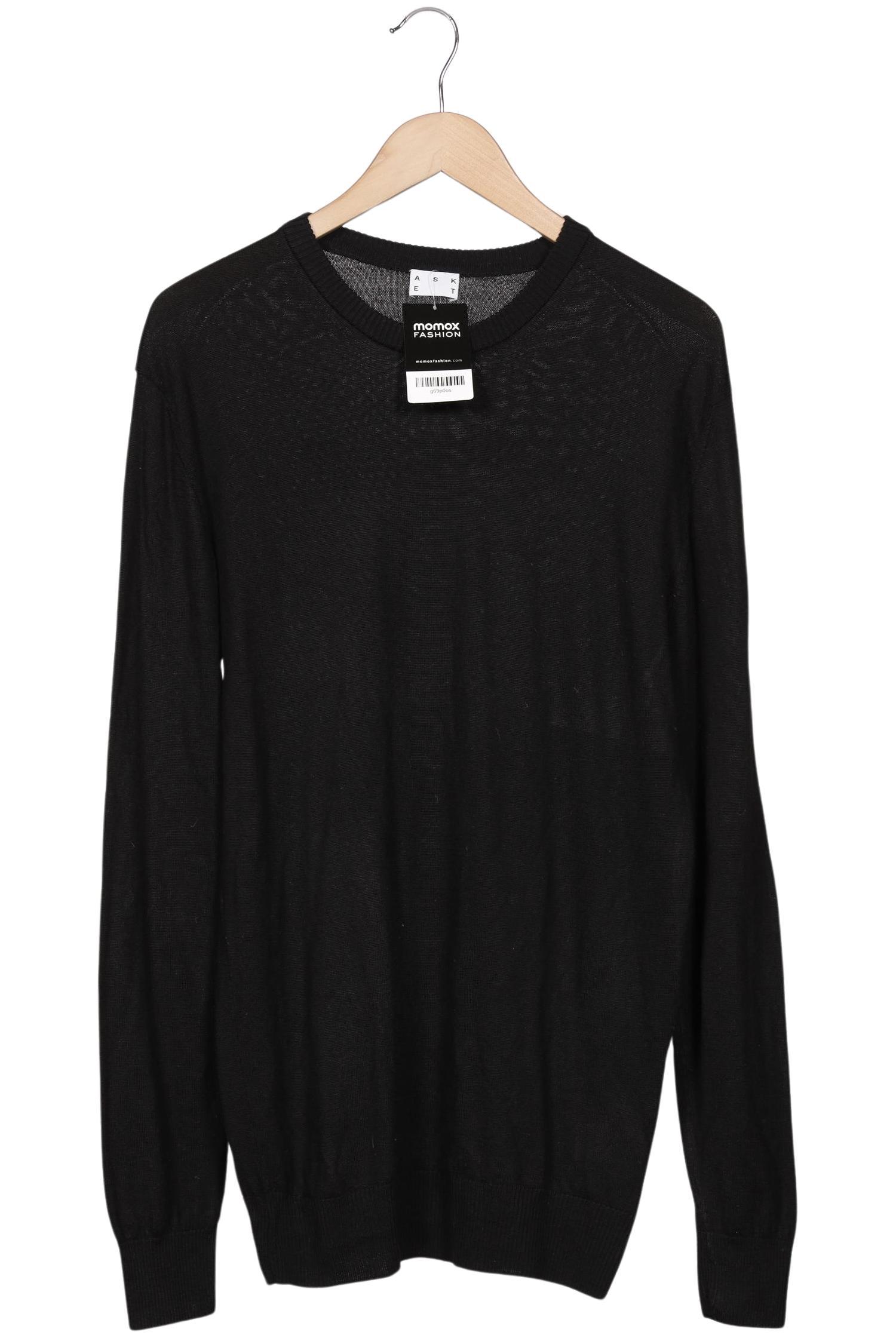 

Asket Herren Pullover, schwarz, Gr. 52