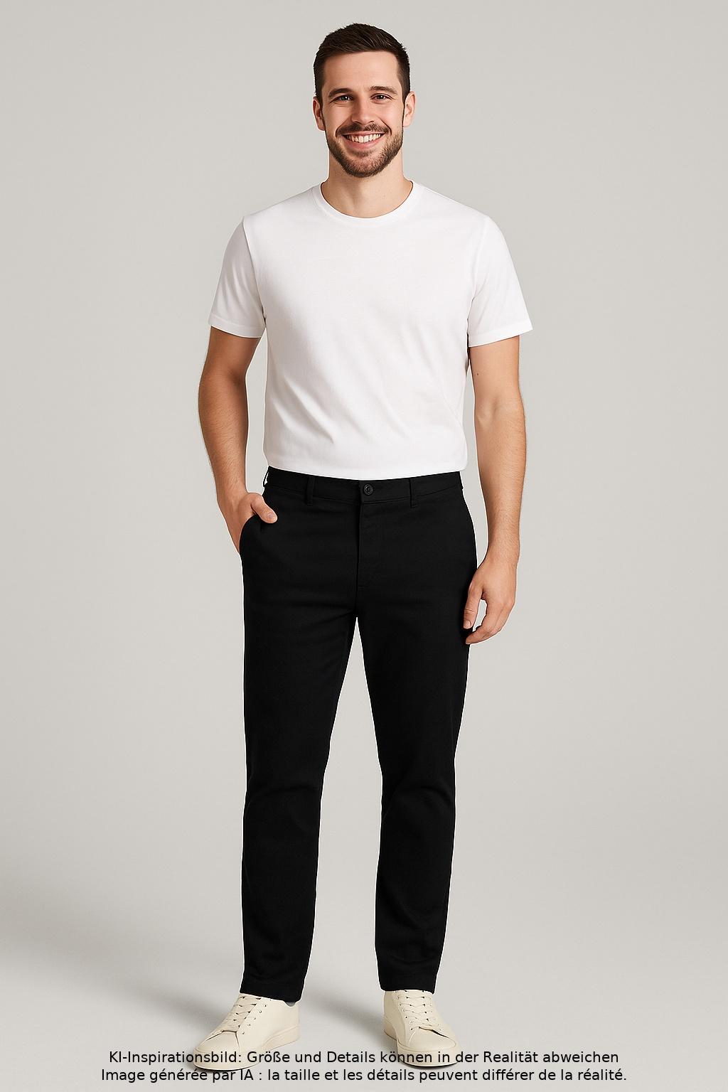 

Asket Herren Stoffhose, schwarz, Gr. 32