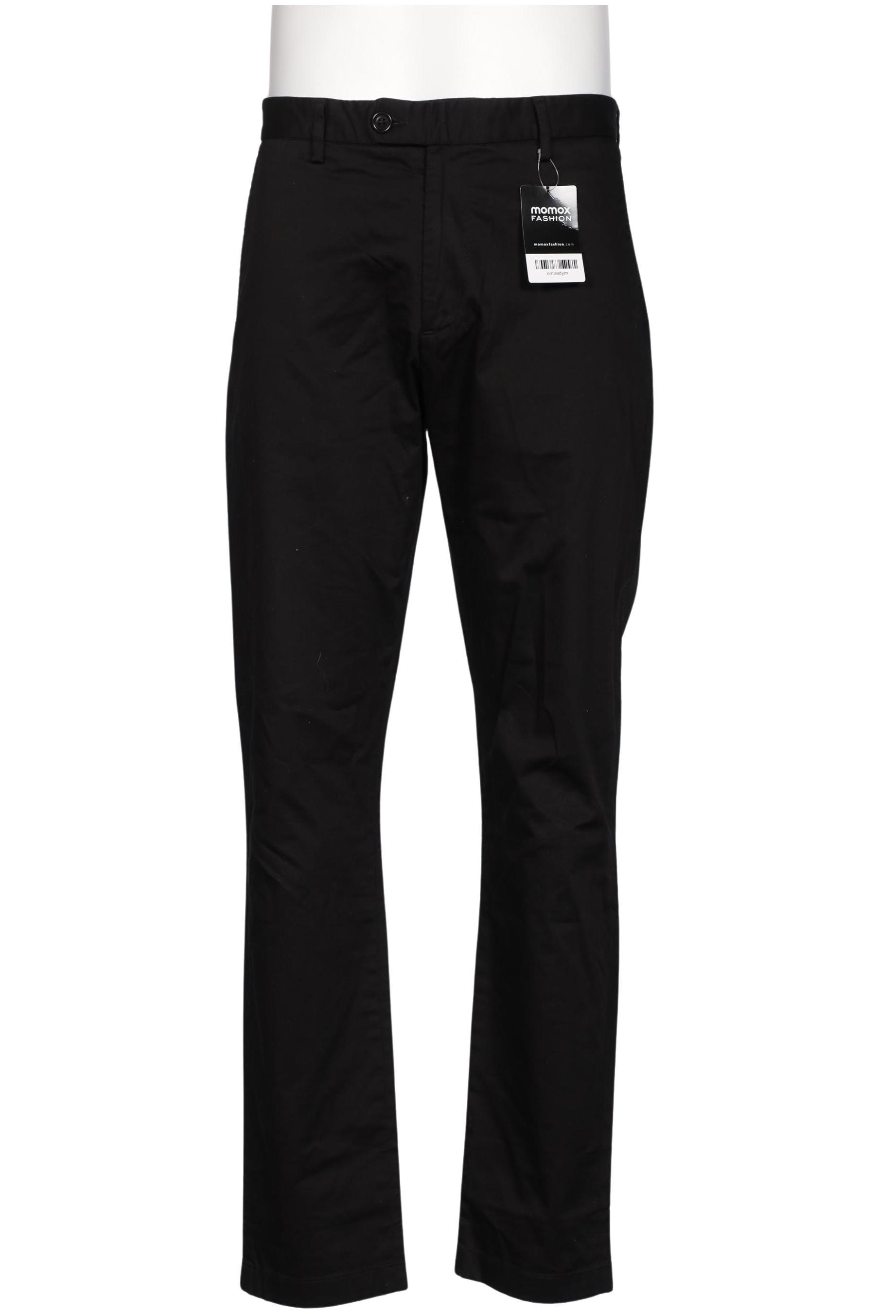 Thumbnail - Asket Herren Stoffhose, schwarz, Gr. 34