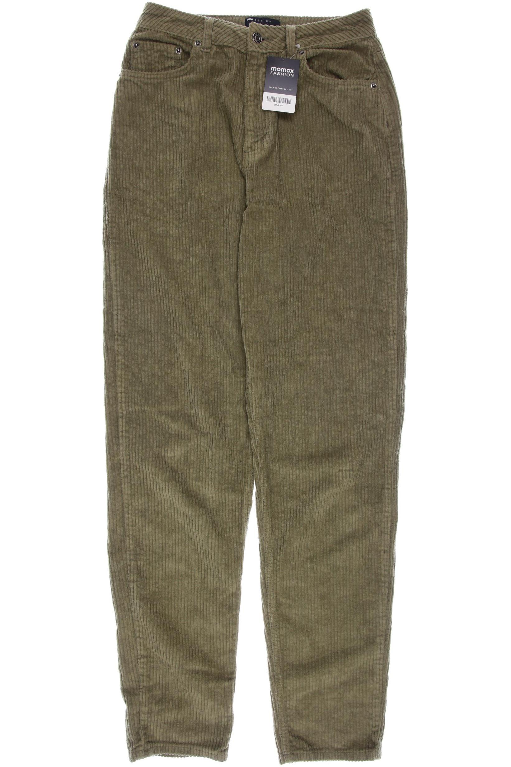 

asos Curve Damen Stoffhose, grün