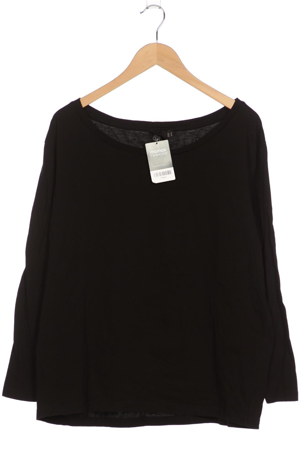 

asos Curve Damen Langarmshirt, schwarz, Gr. 46