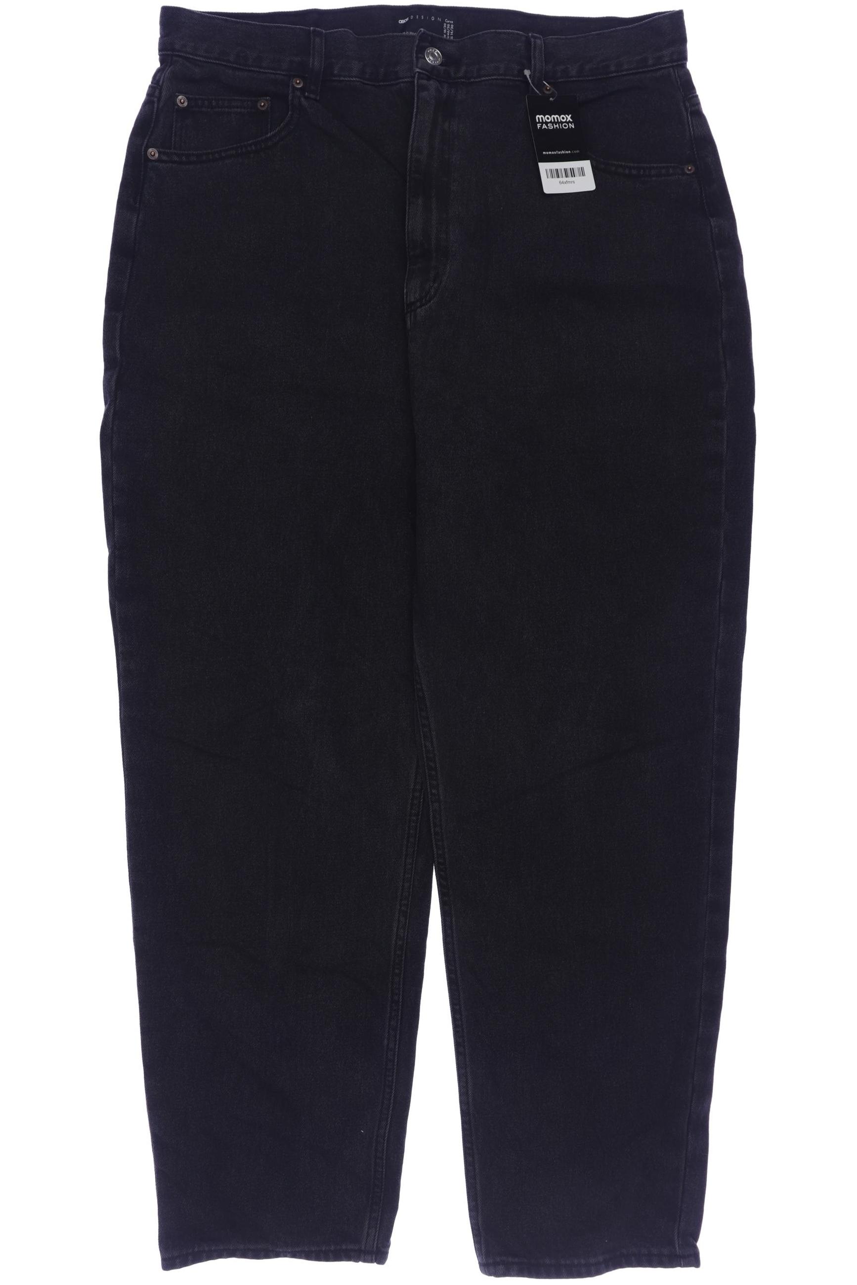 

asos Curve Damen Jeans, schwarz, Gr. 46