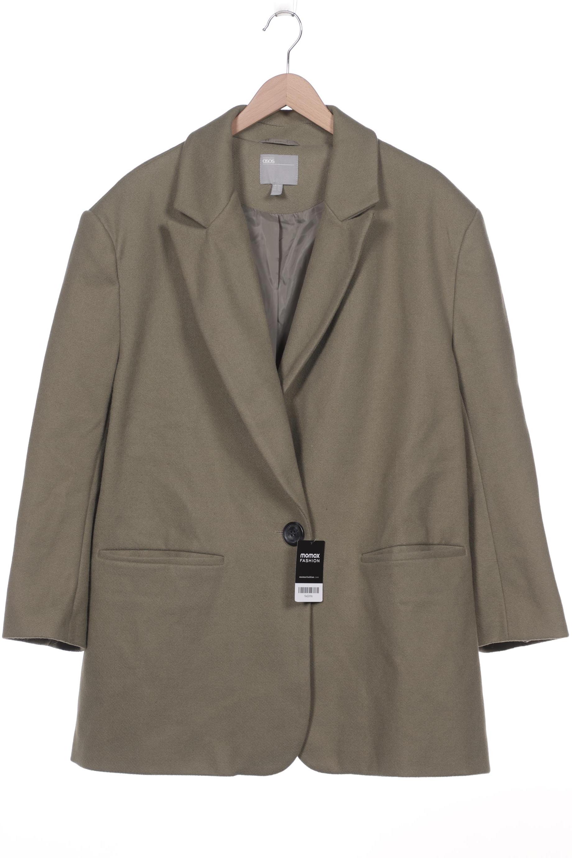 

asos Curve Damen Mantel, grün, Gr. 48