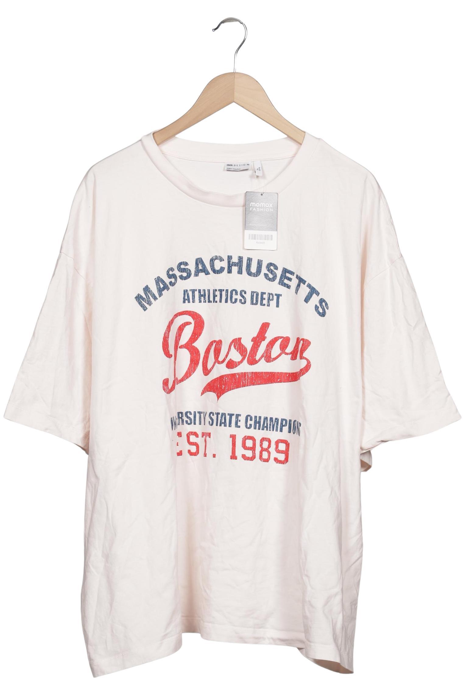 

asos Curve Damen T-Shirt, cremeweiß, Gr. 46