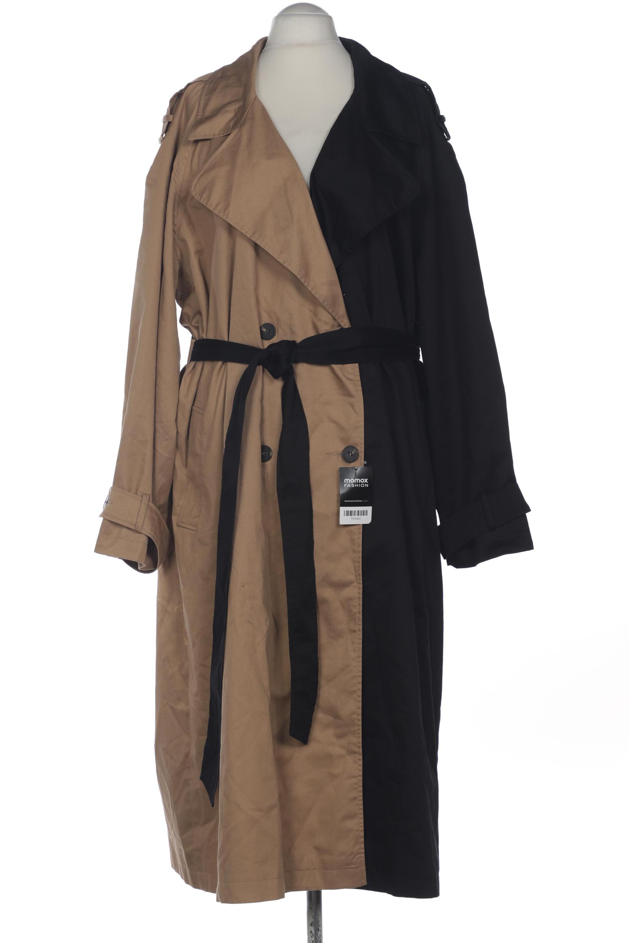 

asos Curve Damen Mantel, schwarz, Gr. 52
