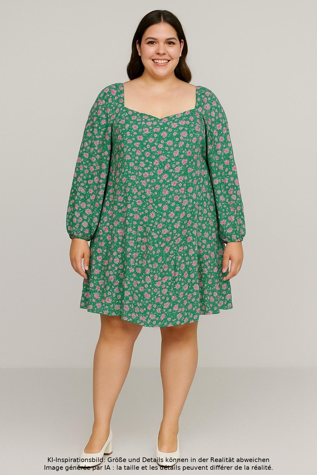 

asos Curve Damen Kleid, grün, Gr. 50