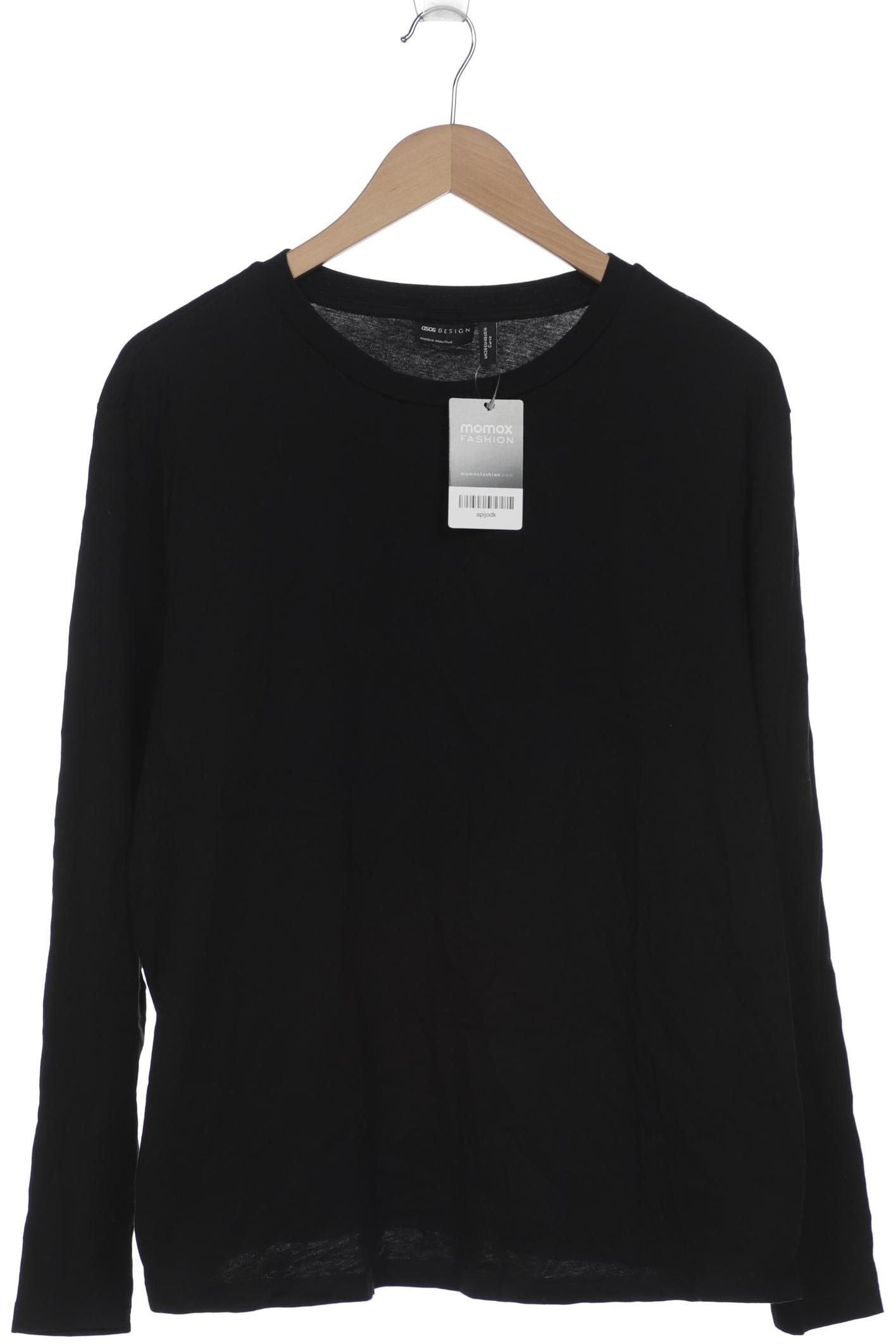 

asos Curve Damen Langarmshirt, schwarz, Gr. 48