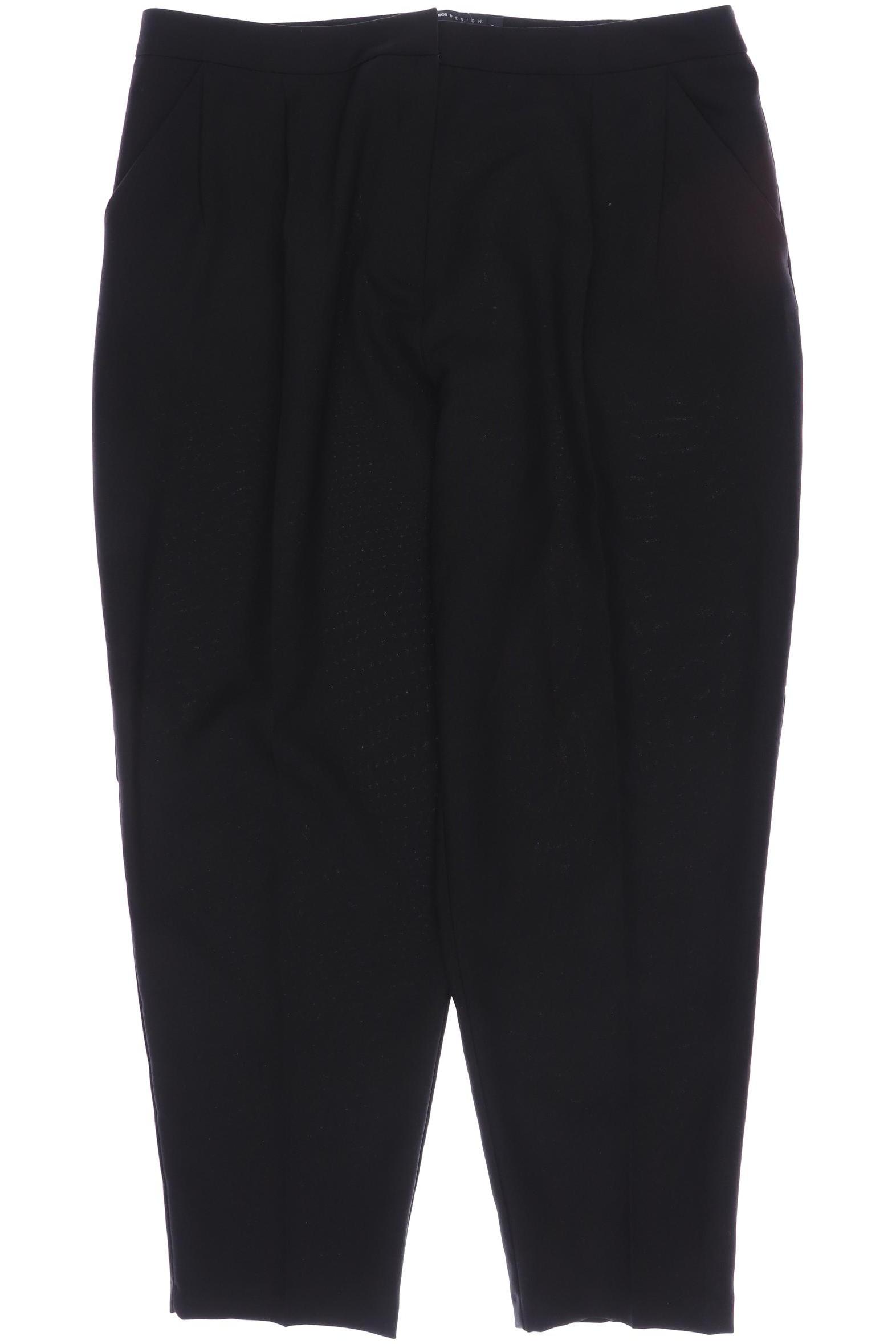 

asos Curve Damen Stoffhose, schwarz