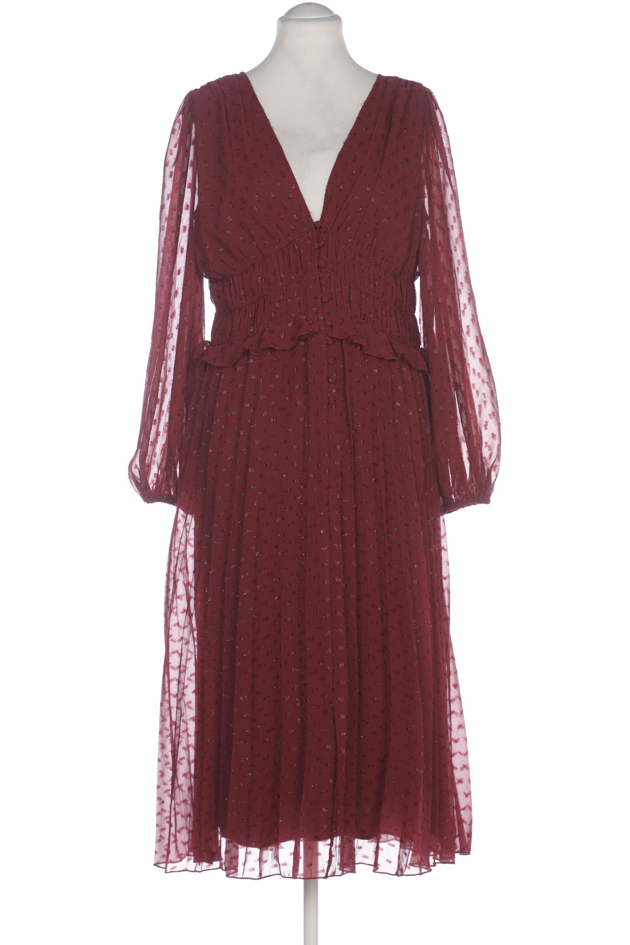 

asos Curve Damen Kleid, bordeaux, Gr. 44