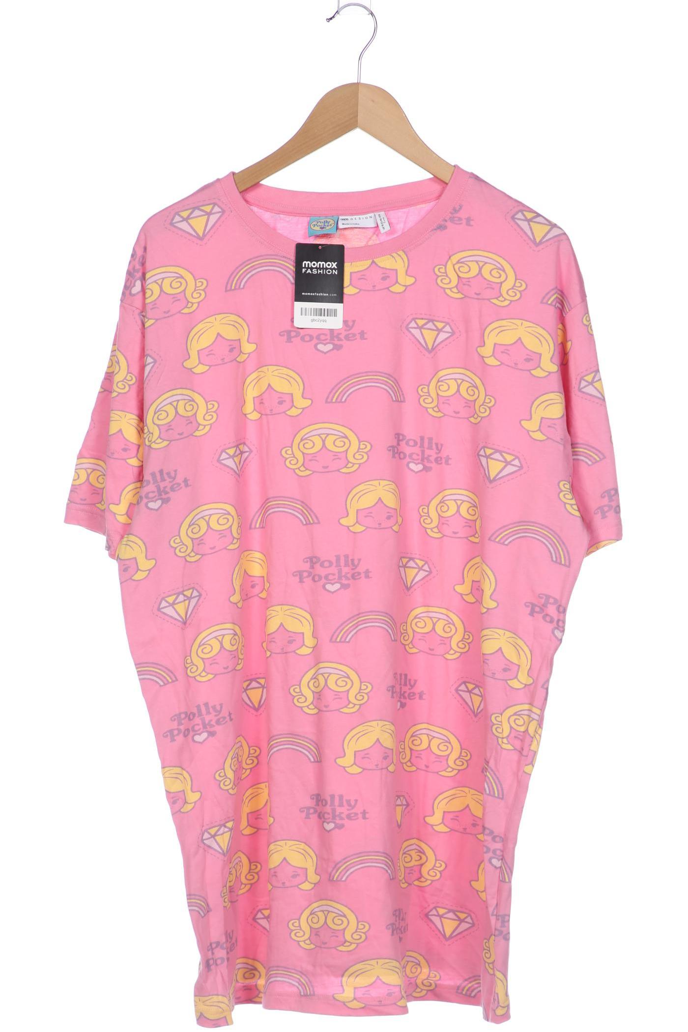 

asos Curve Damen T-Shirt, pink, Gr. 46